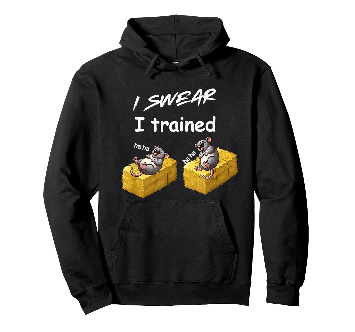 Funny Barn Hunt - I swear I trained - two laughing rats T-Shirt