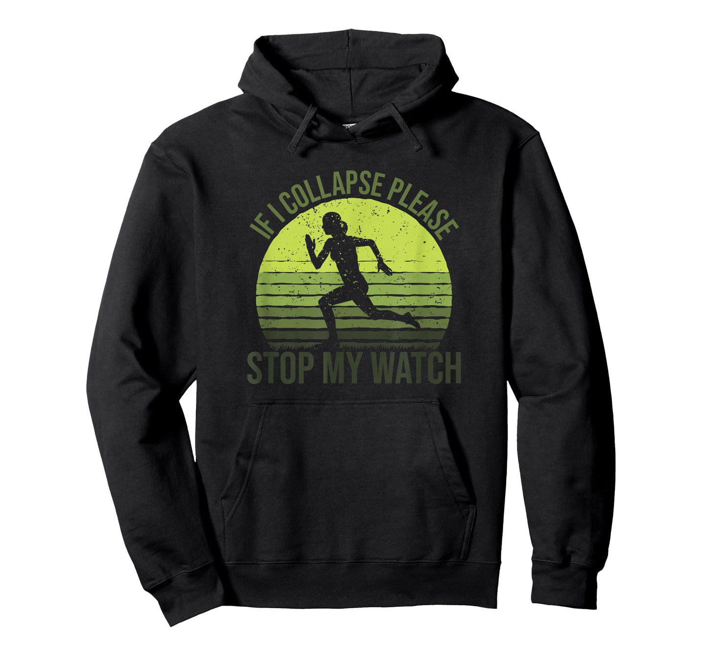 If I Collapse Please Stop My Watch, Female Marathon Runner T-Shirt