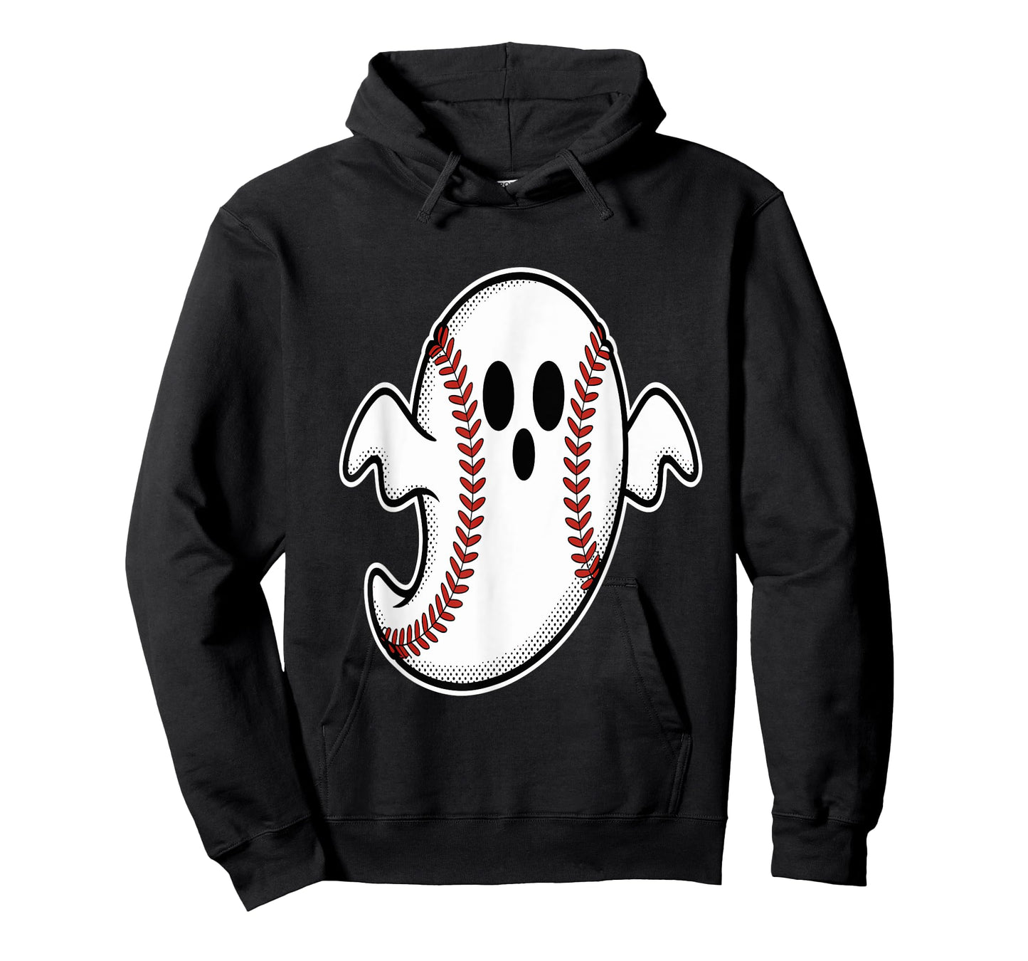 Ghost Baseball Halloween Baseball Player Costume T-Shirt
