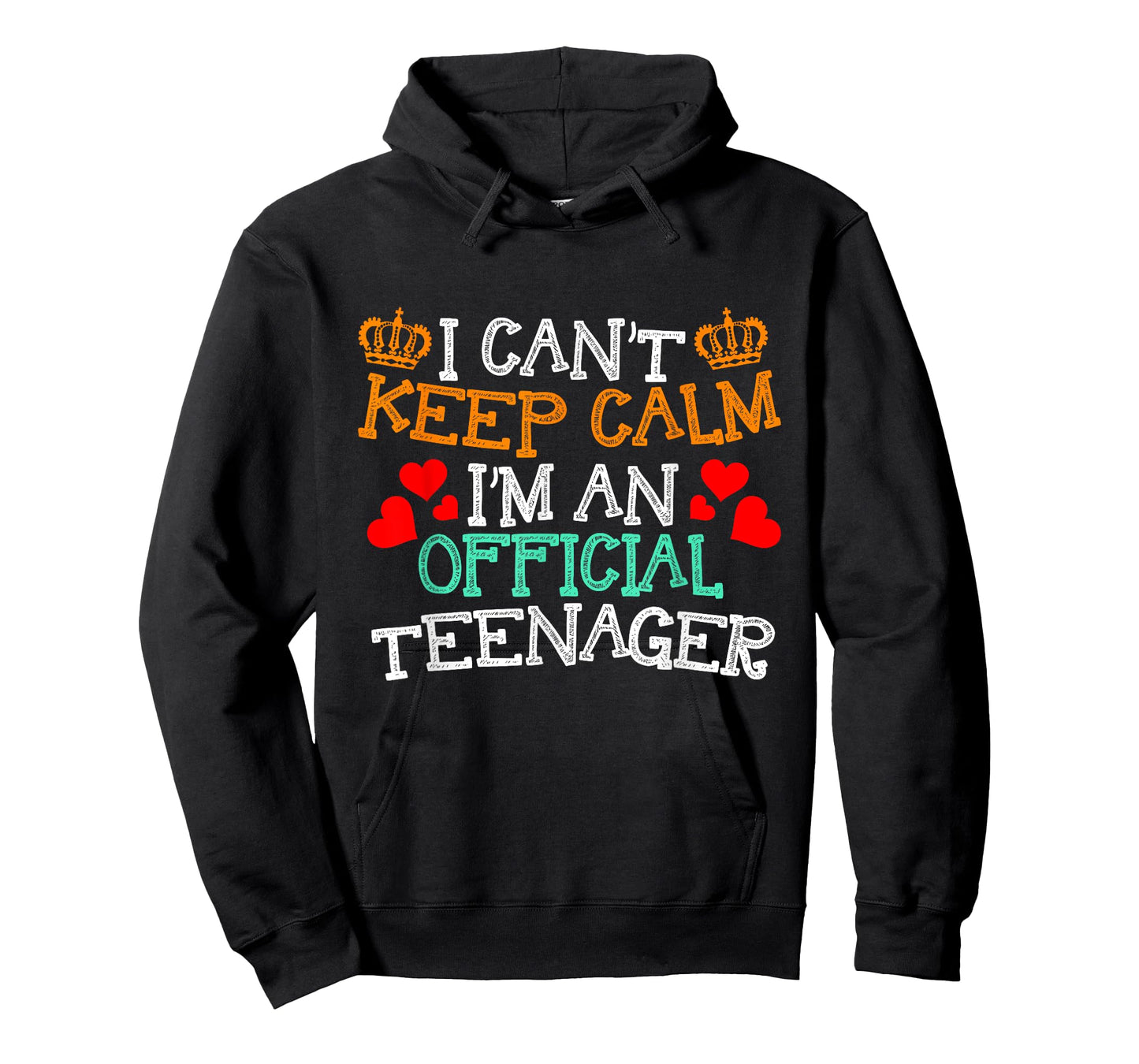 I Cant Keep Calm Im An Official Teenager Gift For New Teens T-Shirt