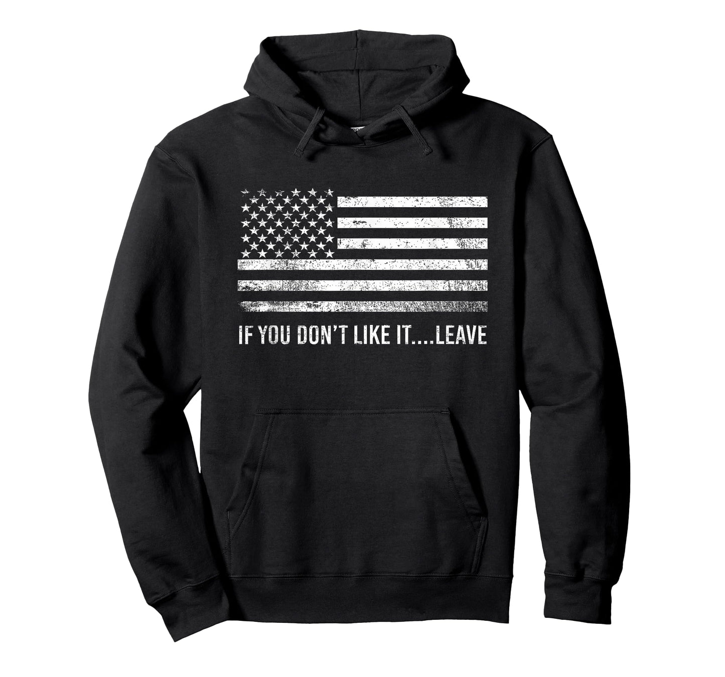 If You Dont Like It Leave American Patriot Flag T-Shirt