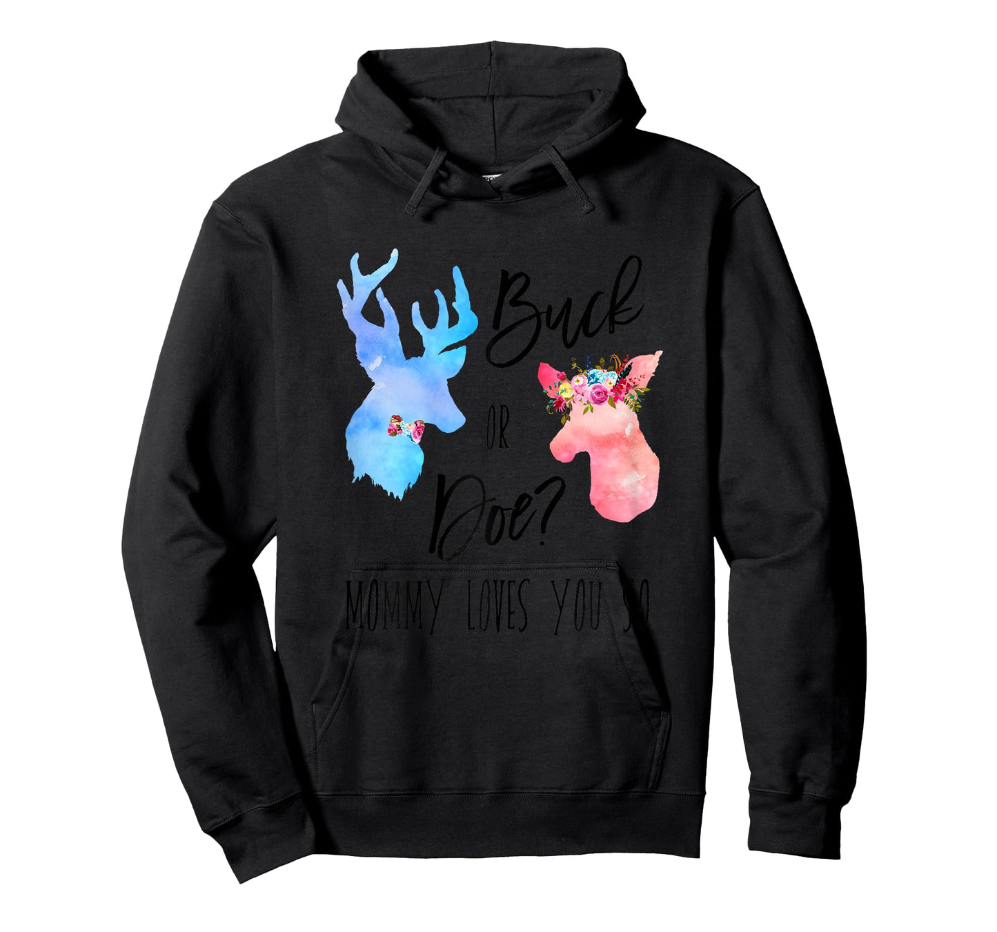 Buck Or Doe Mommy Loves You So Gender Reveal Shirt Boho Mom T-Shirt