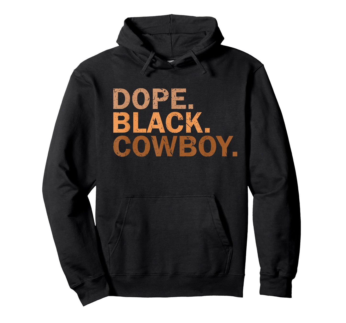 Dope Black Cowboy Melanin Black African Rodeo Cowboy T-Shirt