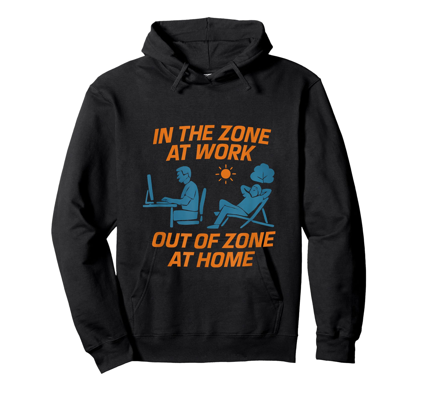in The Zone at Work Out of Zone at Home Graphic T-Shirt