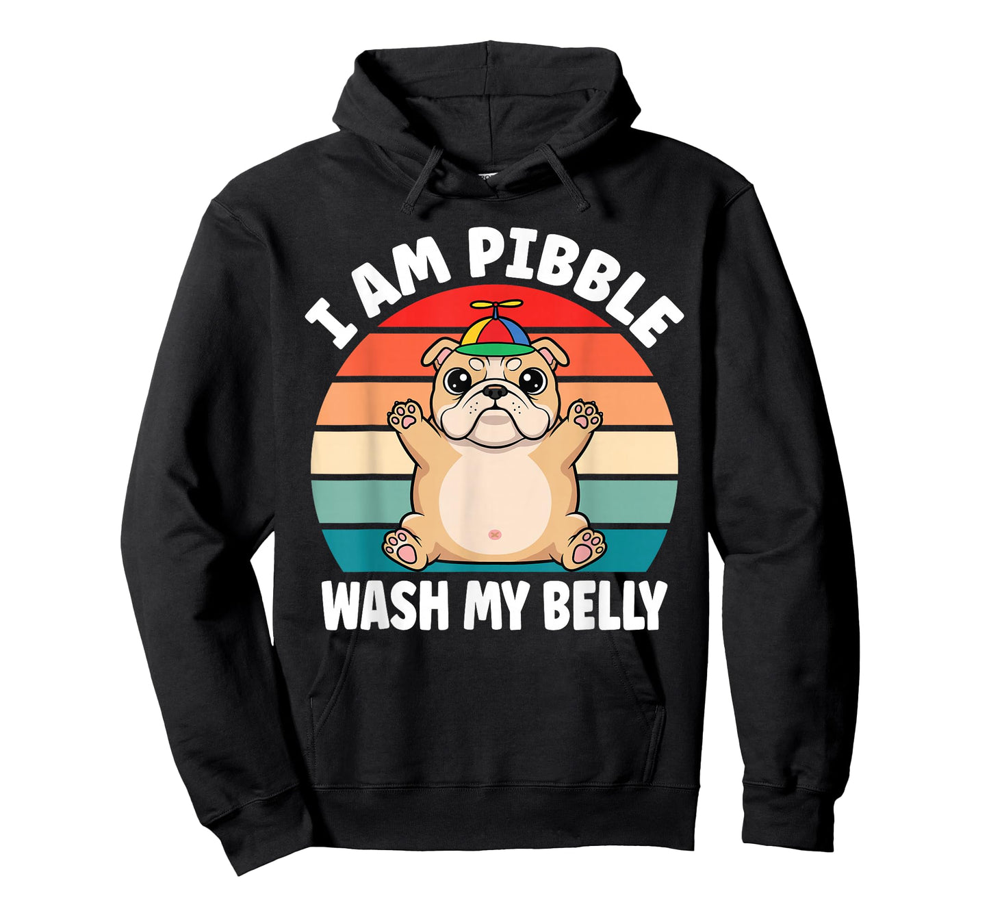 I am Pibble Wash My Belly Funny Bulldog Meme Kids T-Shirt