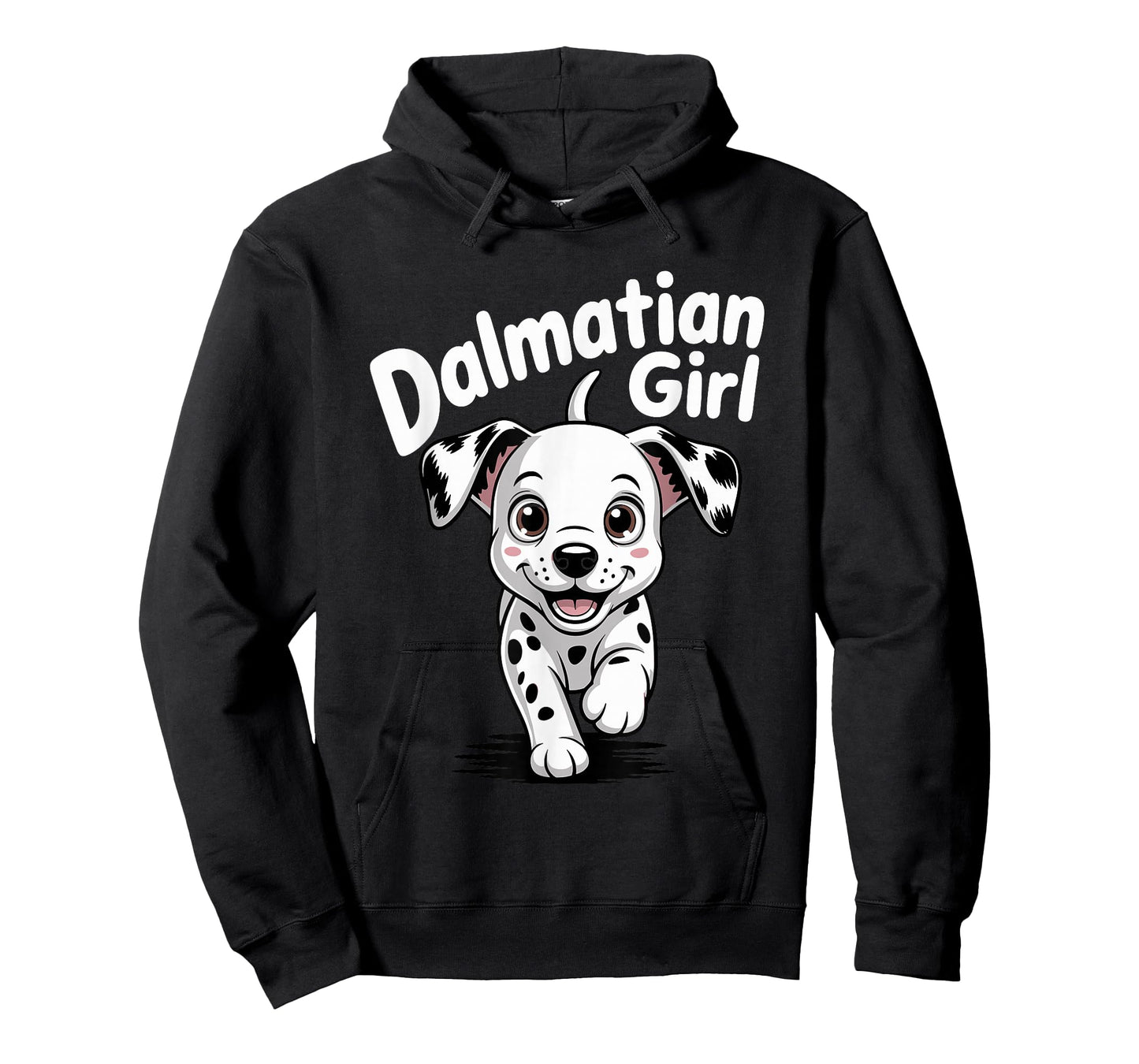Dalmatian Girl Cute Cartoon for Dog Owners Womens Dalmatian T-Shirt