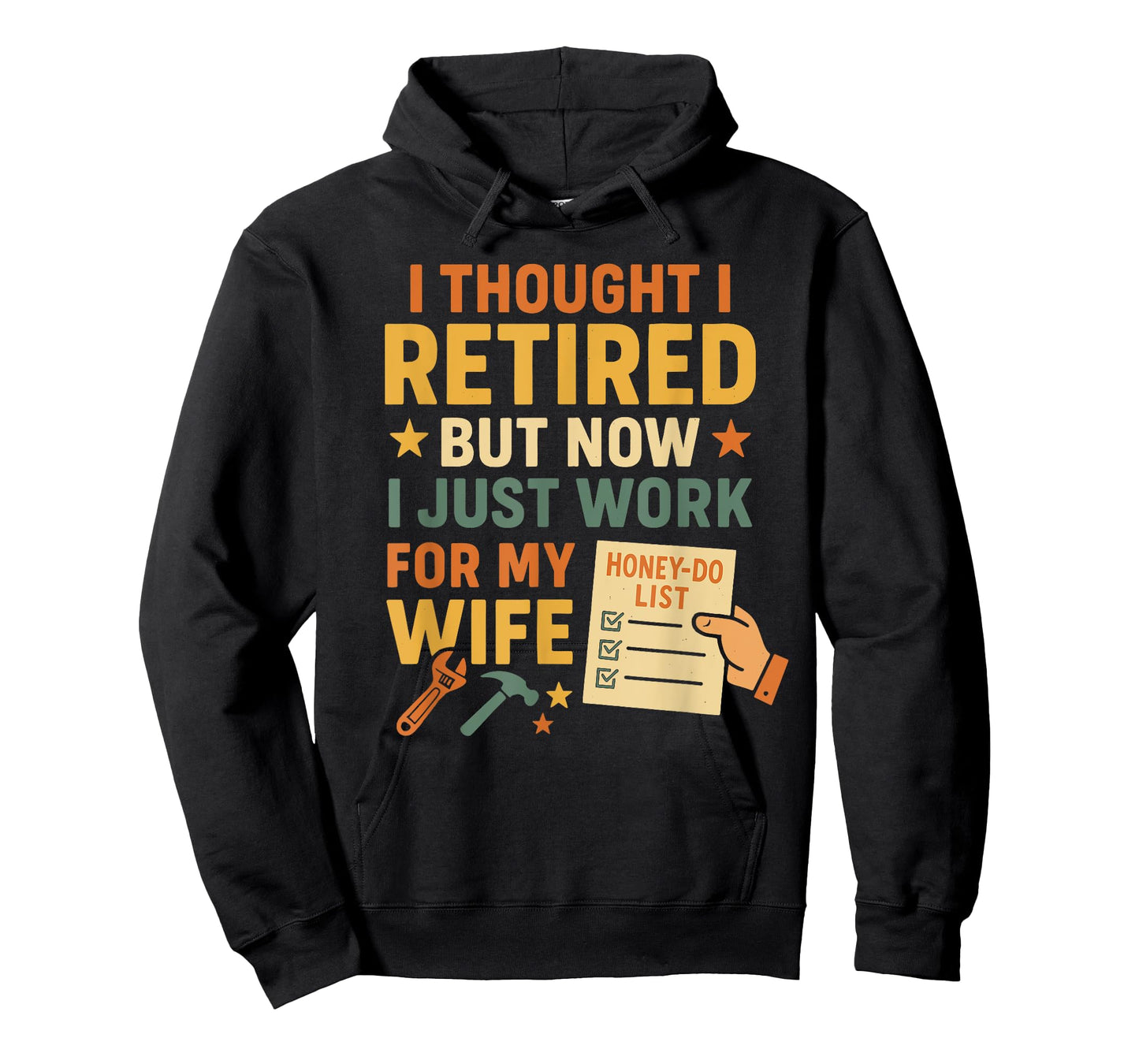 Funny Retired Husband Retirement Couples T-Shirt