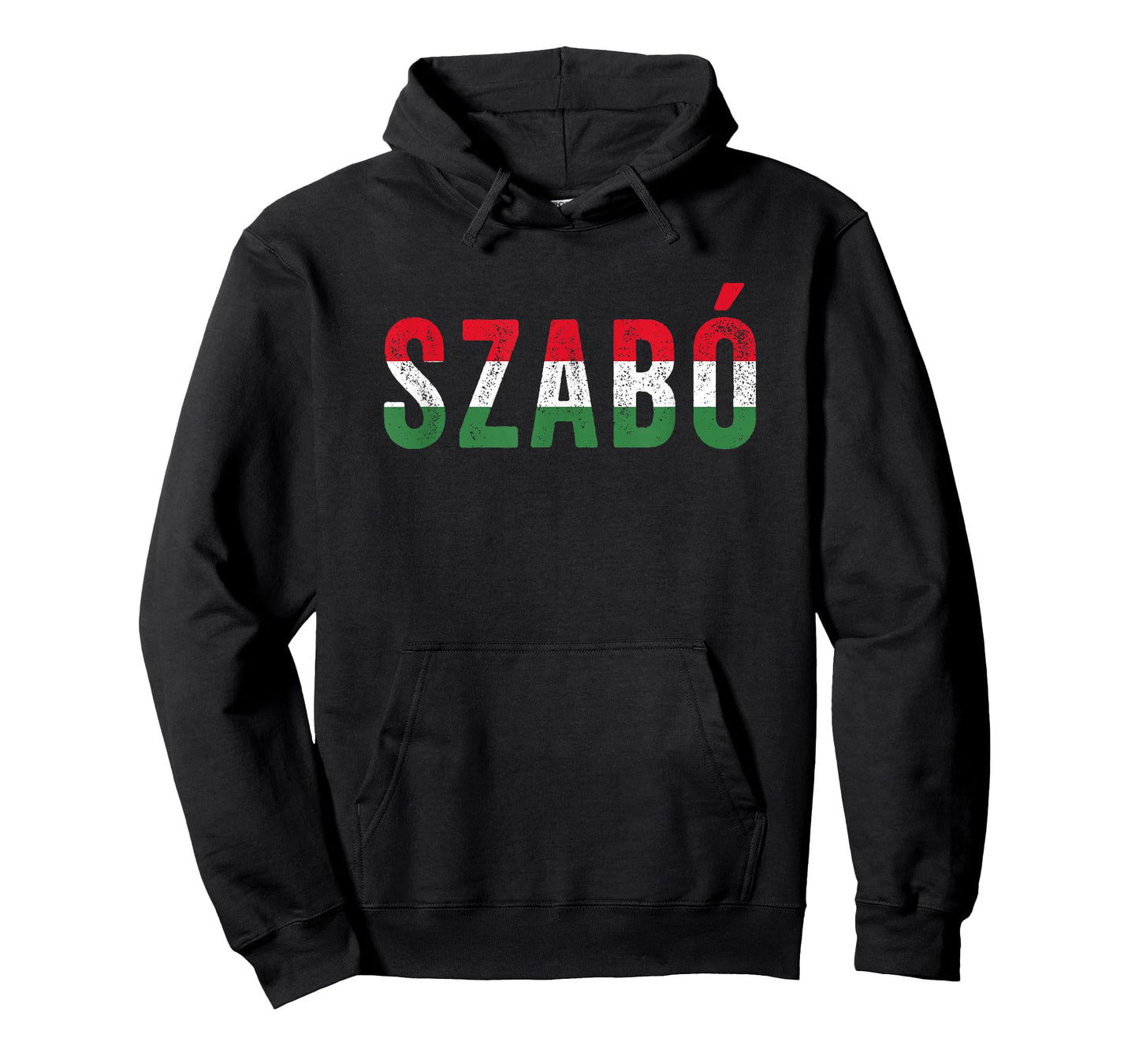 SZABÓ – Hungarian Surname with Magyar Country Flag T-Shirt