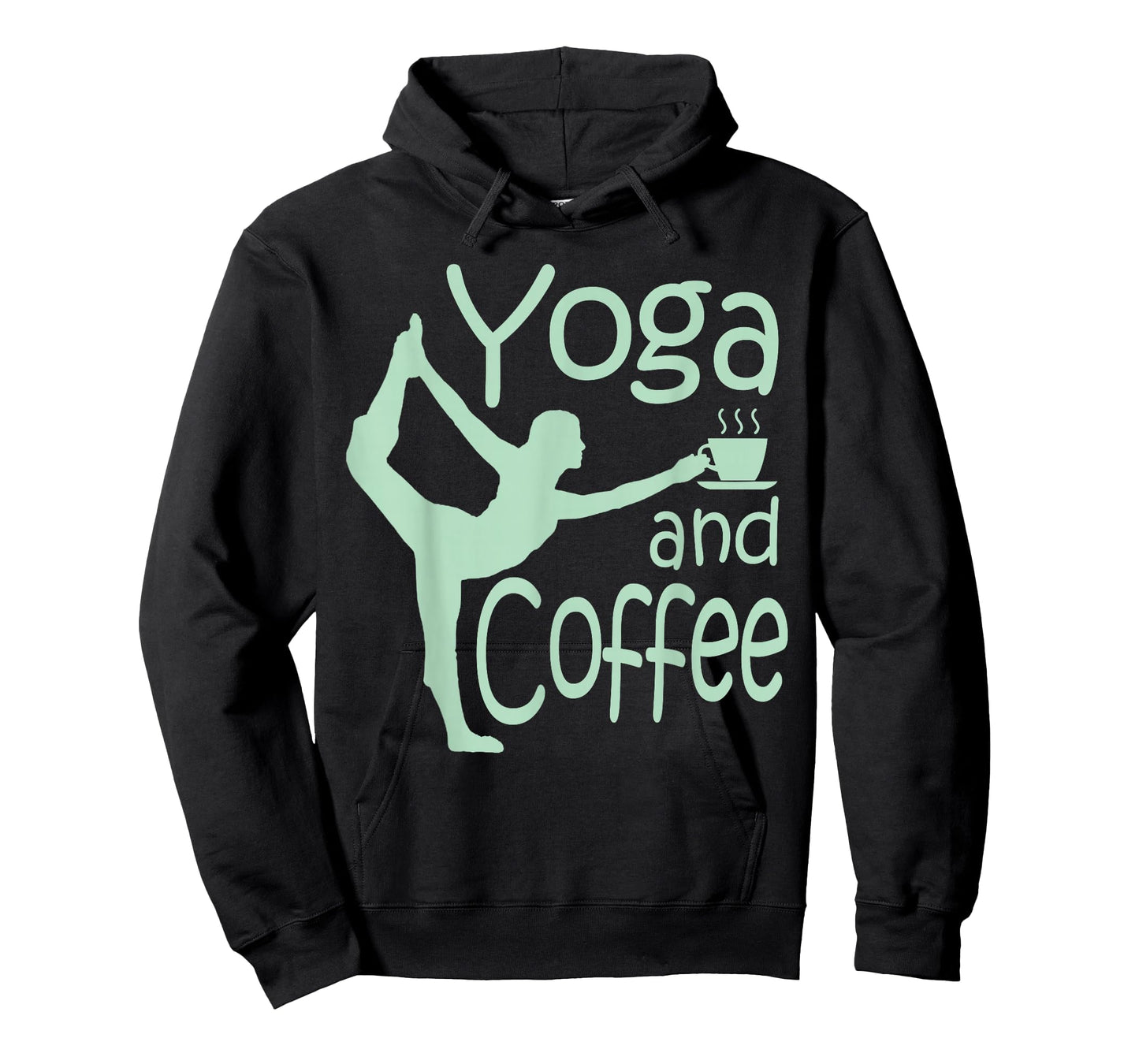 Yoga for Women with Sayings Yoga and Coffee T-Shirt