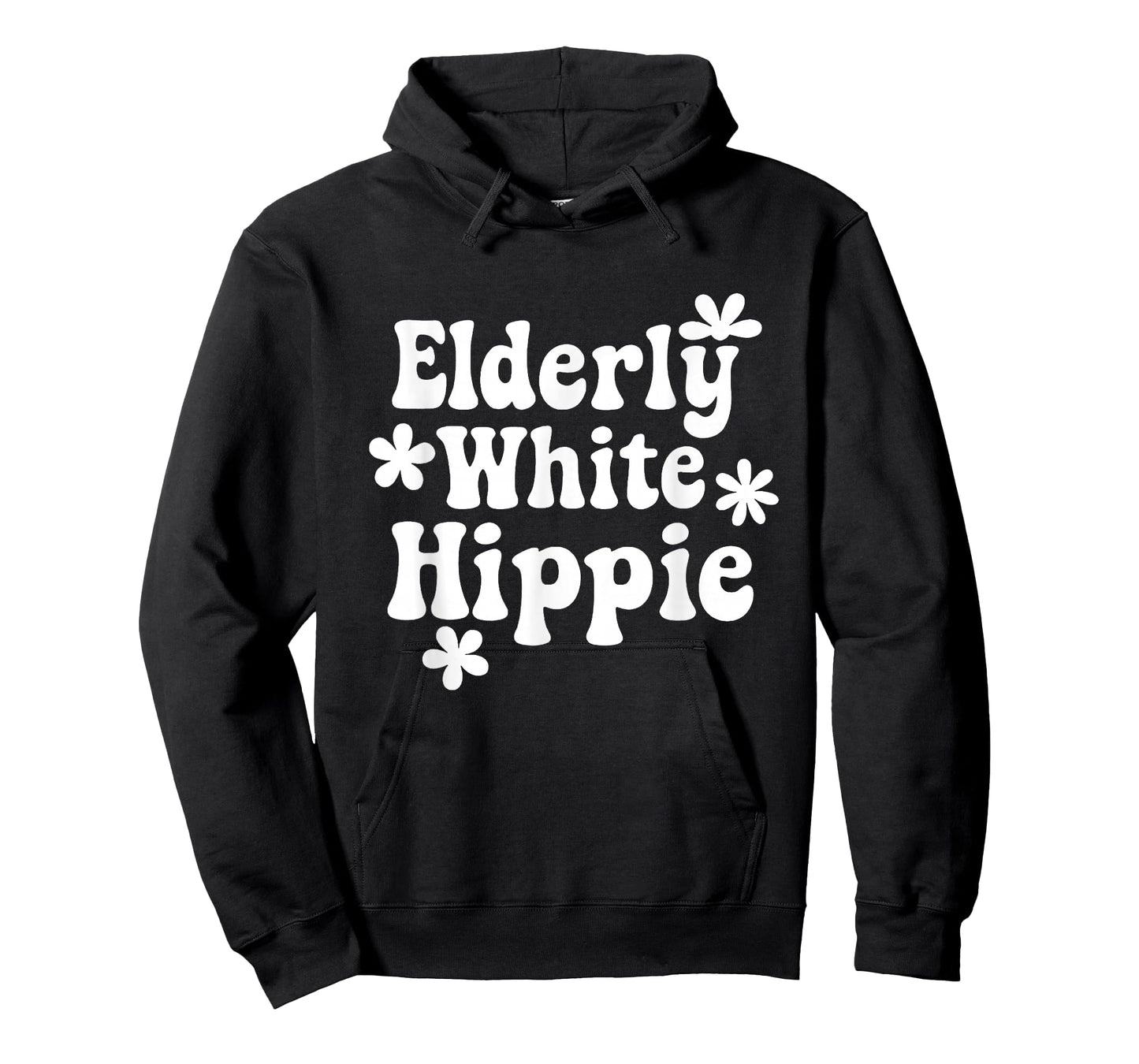 Elderly White Hippie Trending Funny Saying T-Shirt