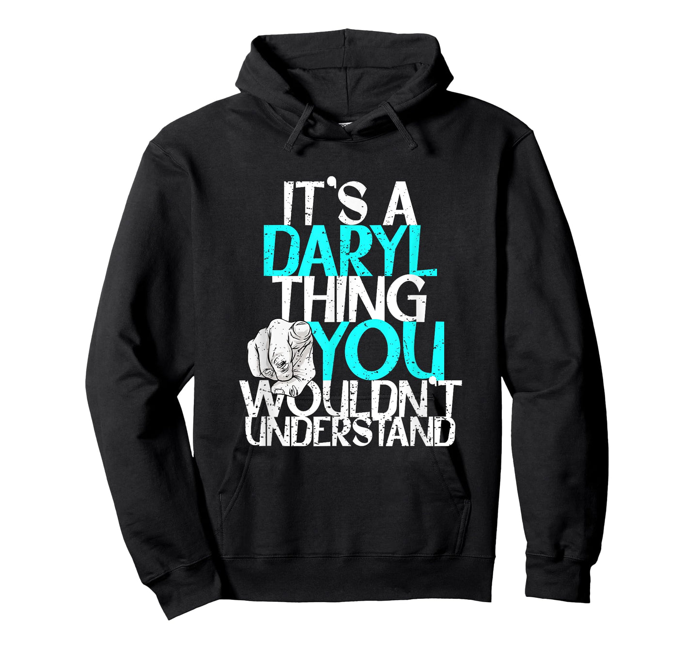 Custom Daryl Gifts & Accessories for Men Men's Black It's A Daryl Thing You Wouldn't Understand T-Shirt