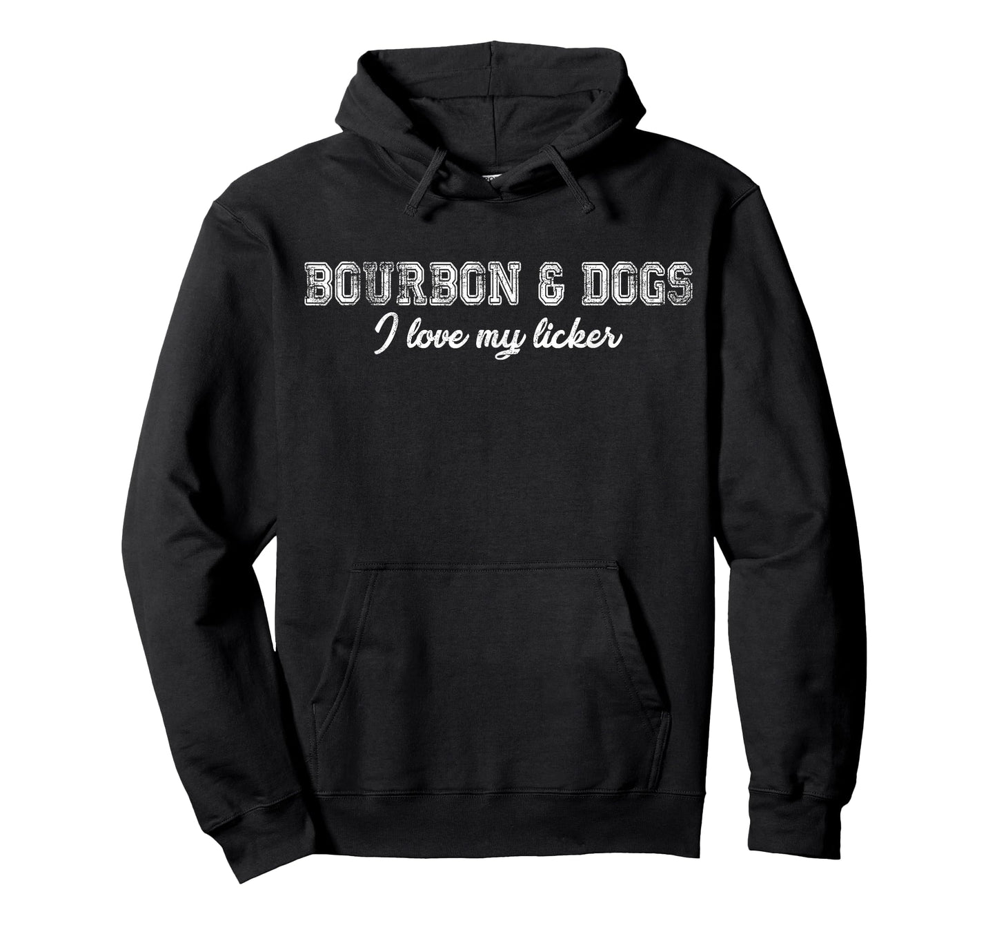 Bourbon and Dogs I Love My Licker Bourbon and Dog Lover T-Shirt