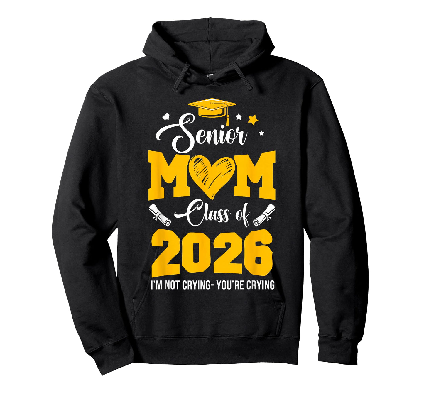 Proud Senior Mom Graduation Class Of 2026 Not Crying T-Shirt