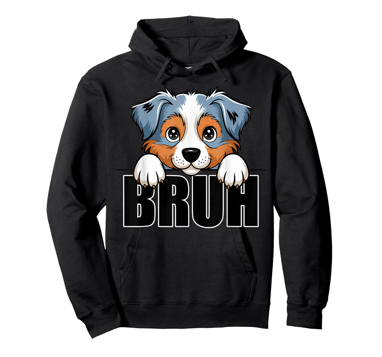 Cute Aussie Dog Bruh Funny Australian Shepherd Men Boys Kids T-Shirt