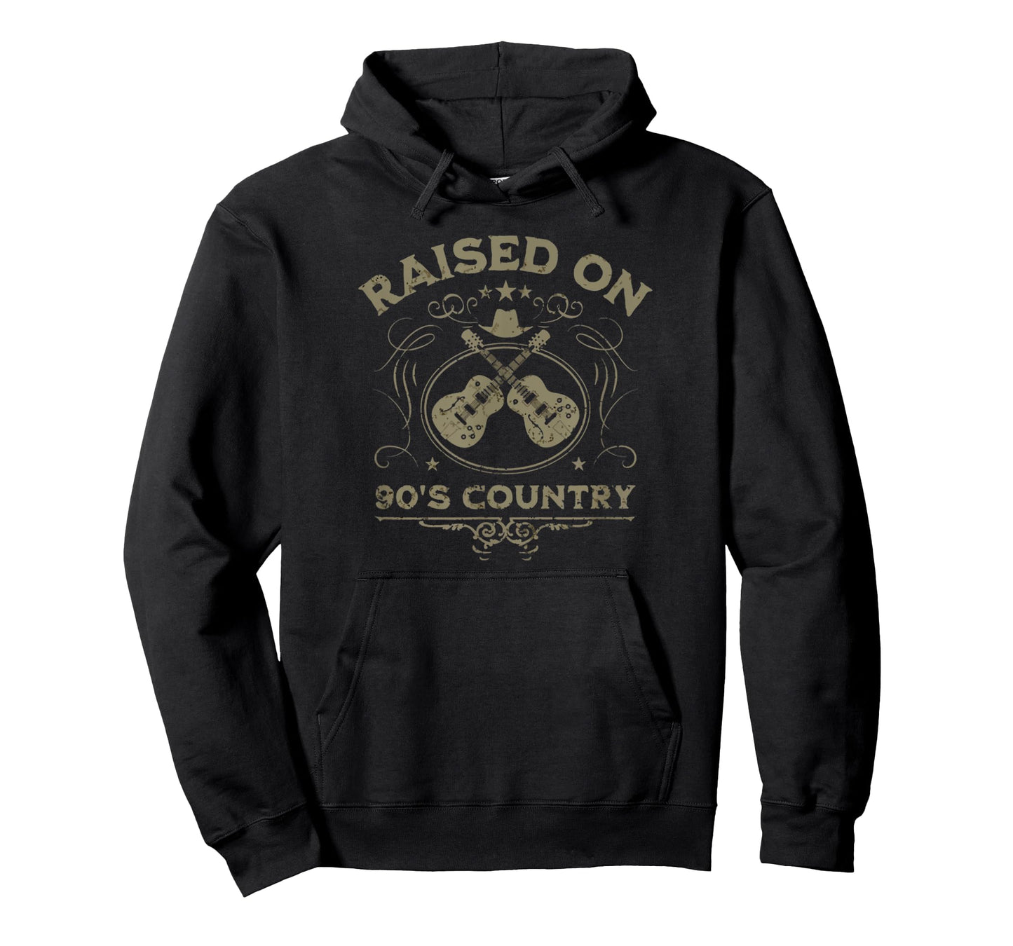 Raised On 90's Country Music Vintage Funny Retro Southern T-Shirt