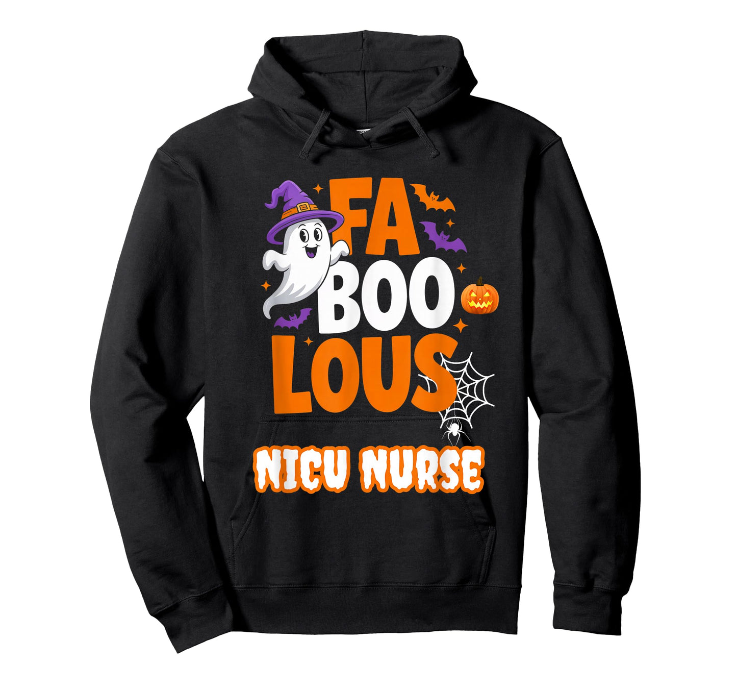 Fabulous Halloween Ghost NICU Nurse Spooky NICU Crew Women T-Shirt