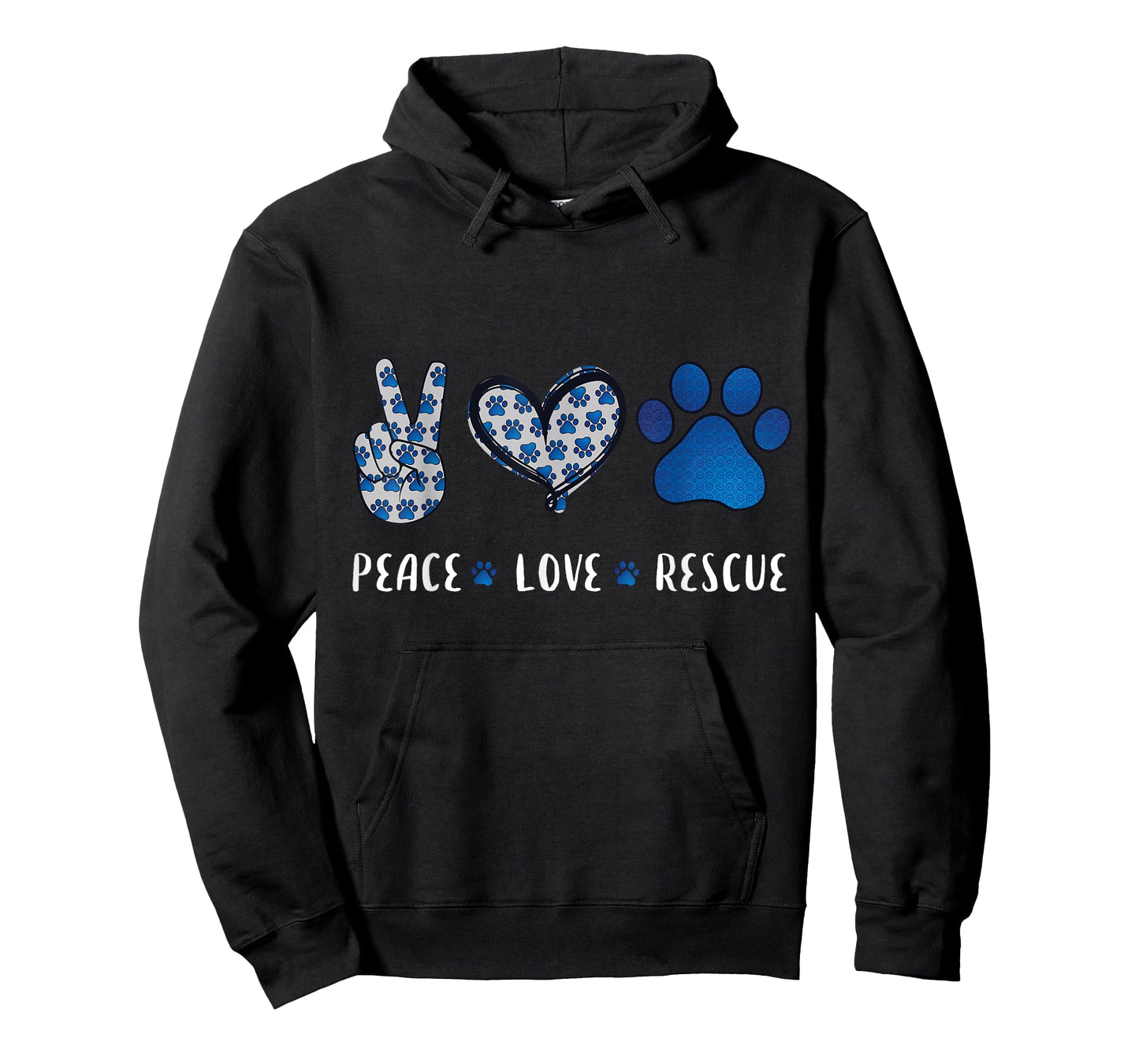 Peace Love dog cat rescue pets gifts for men women vet tech T-Shirt