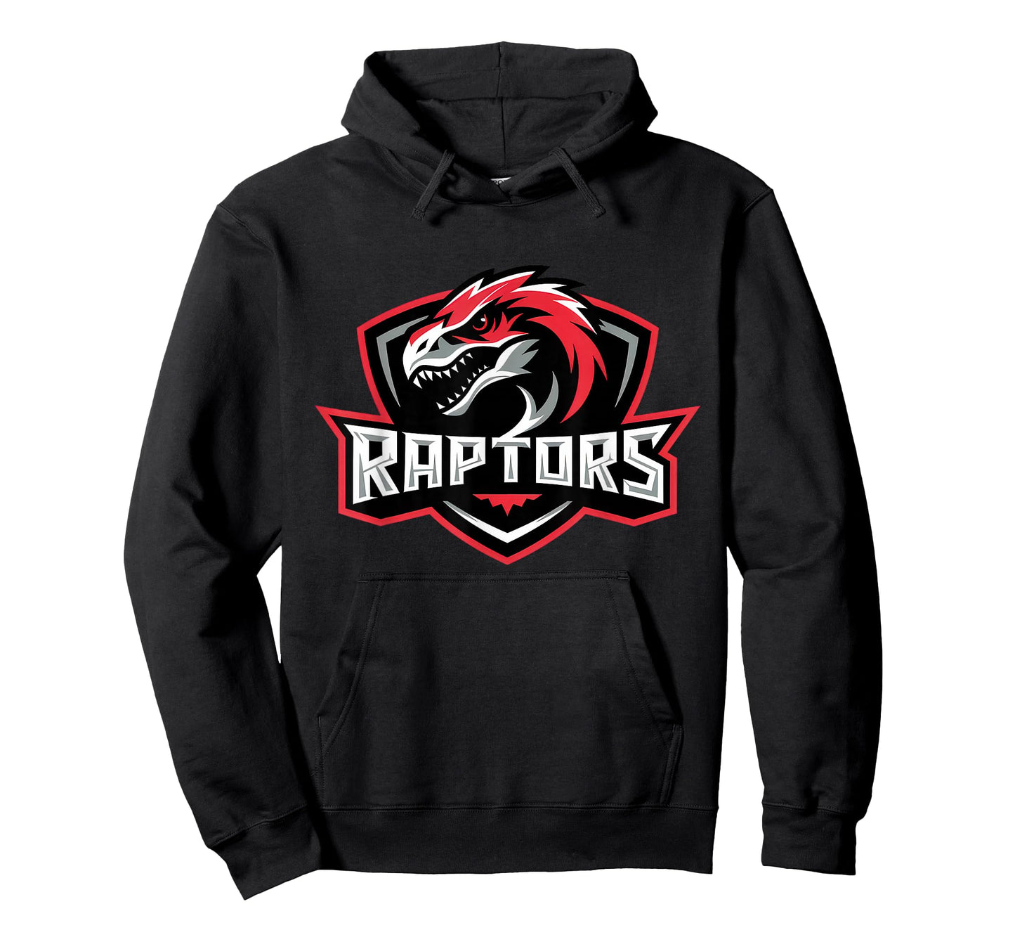 Aggressive Velocirax Mascot Head Dinosaur Esport Team Logo T-Shirt