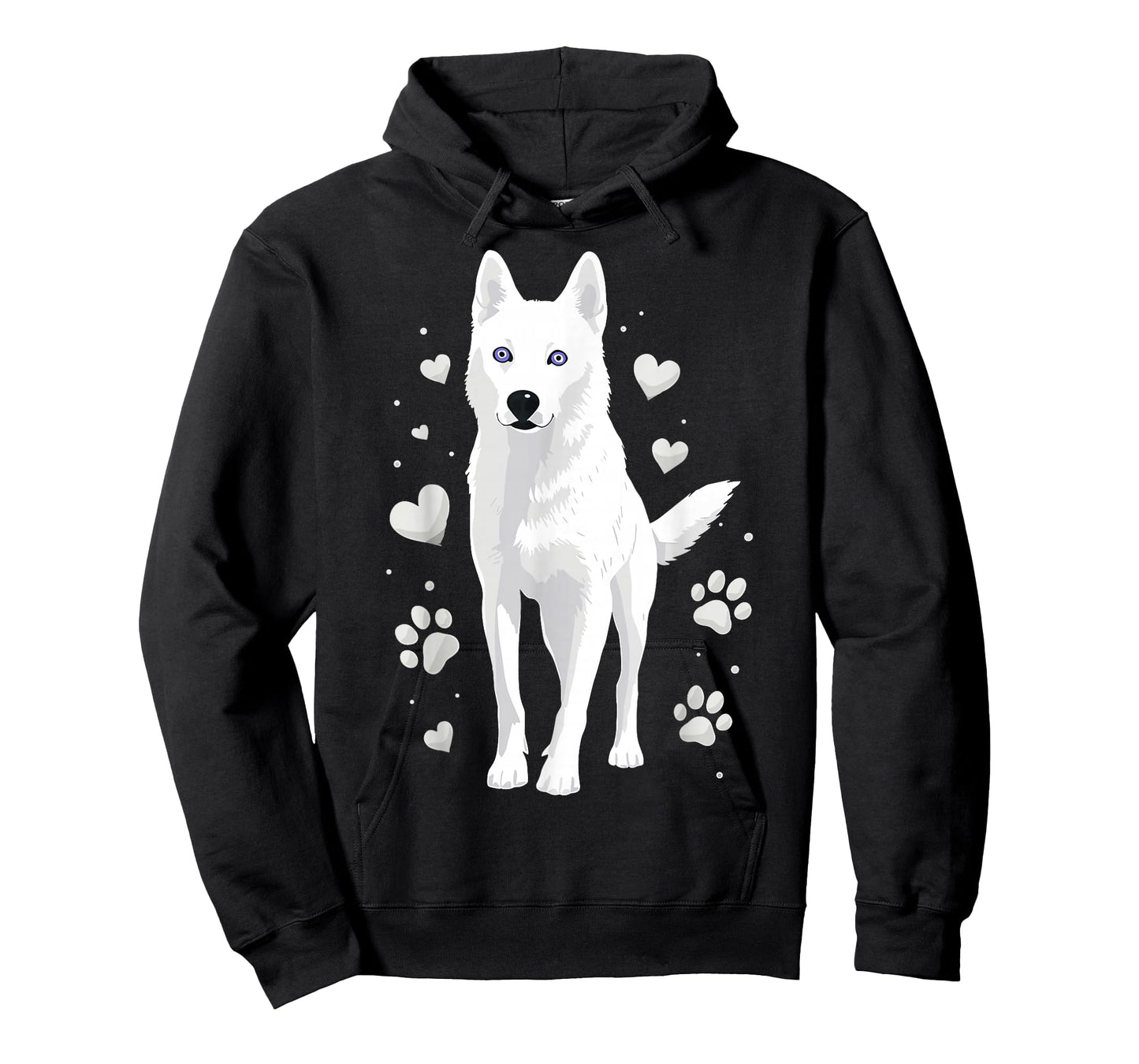 Cute Dog White Siberian Husky T-Shirt