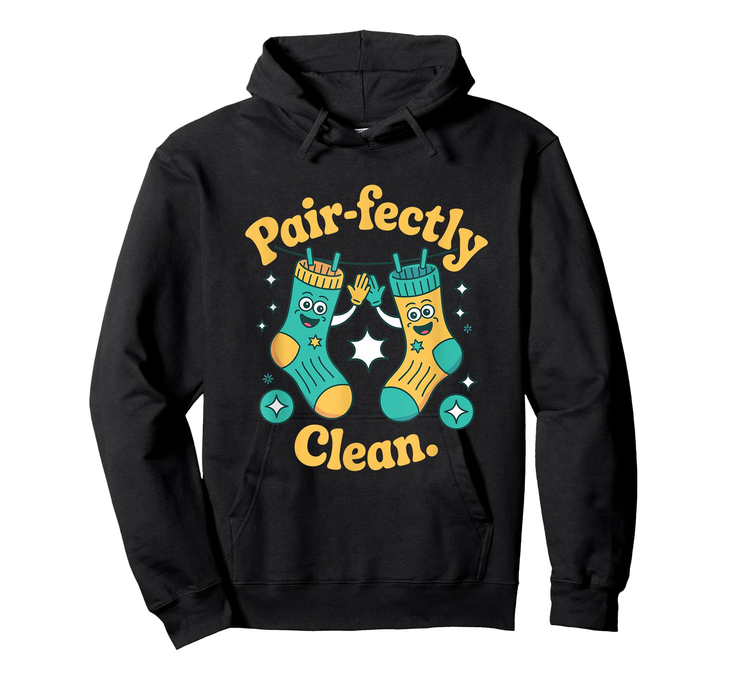 Pair-fectly Clean Socks Laundry Happy T-Shirt