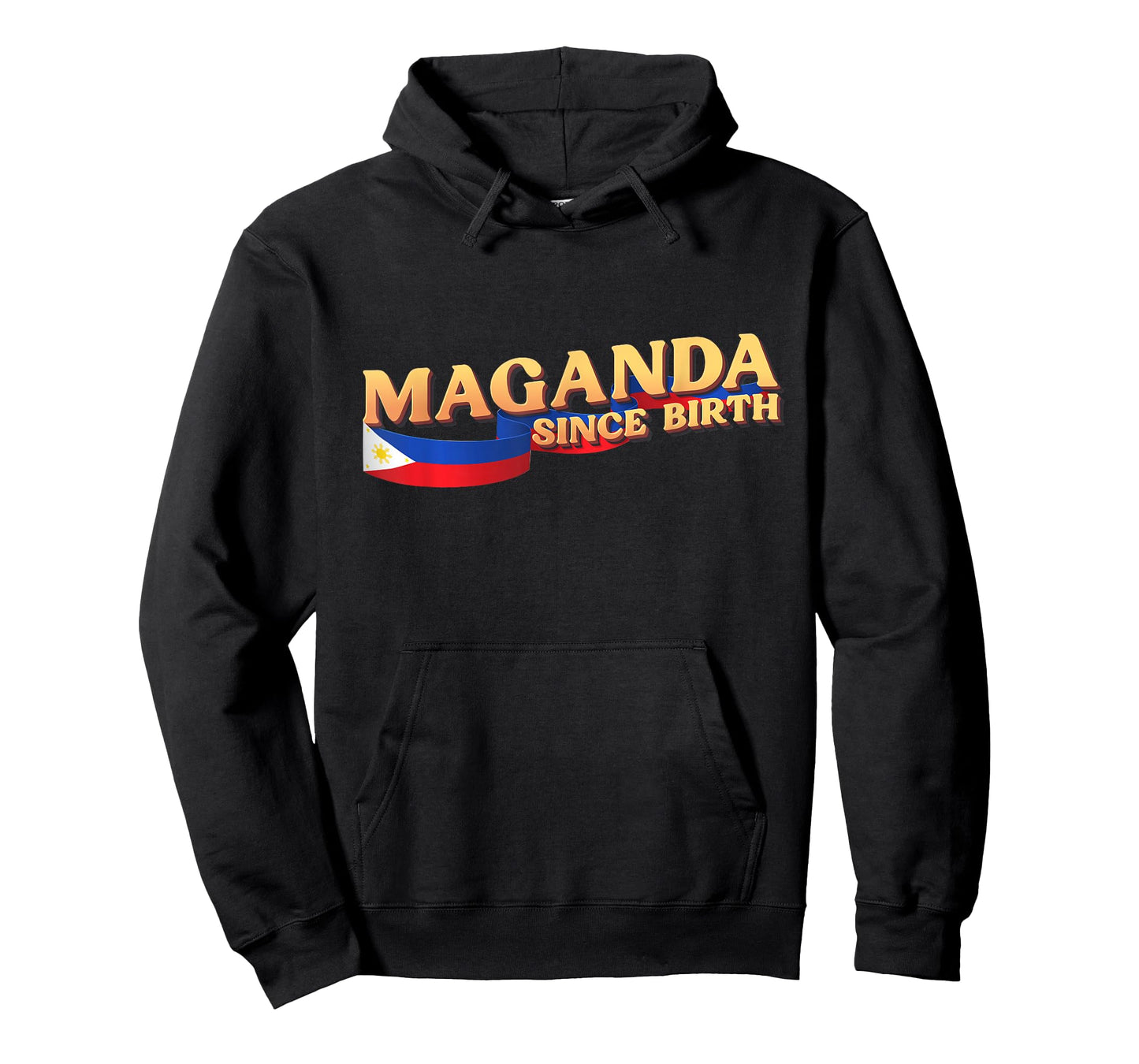 Funny Pinoy Gift, Philippines Flag, Maganda Since Birth T-Shirt