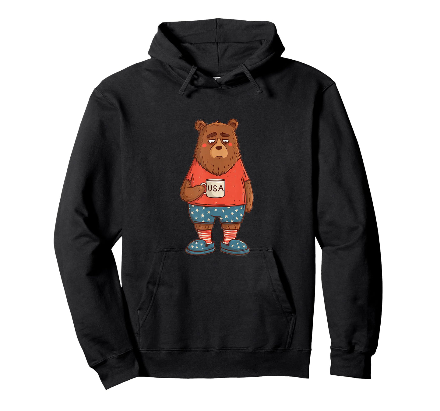 Patriotic Morning Bear Cup Costume T-Shirt