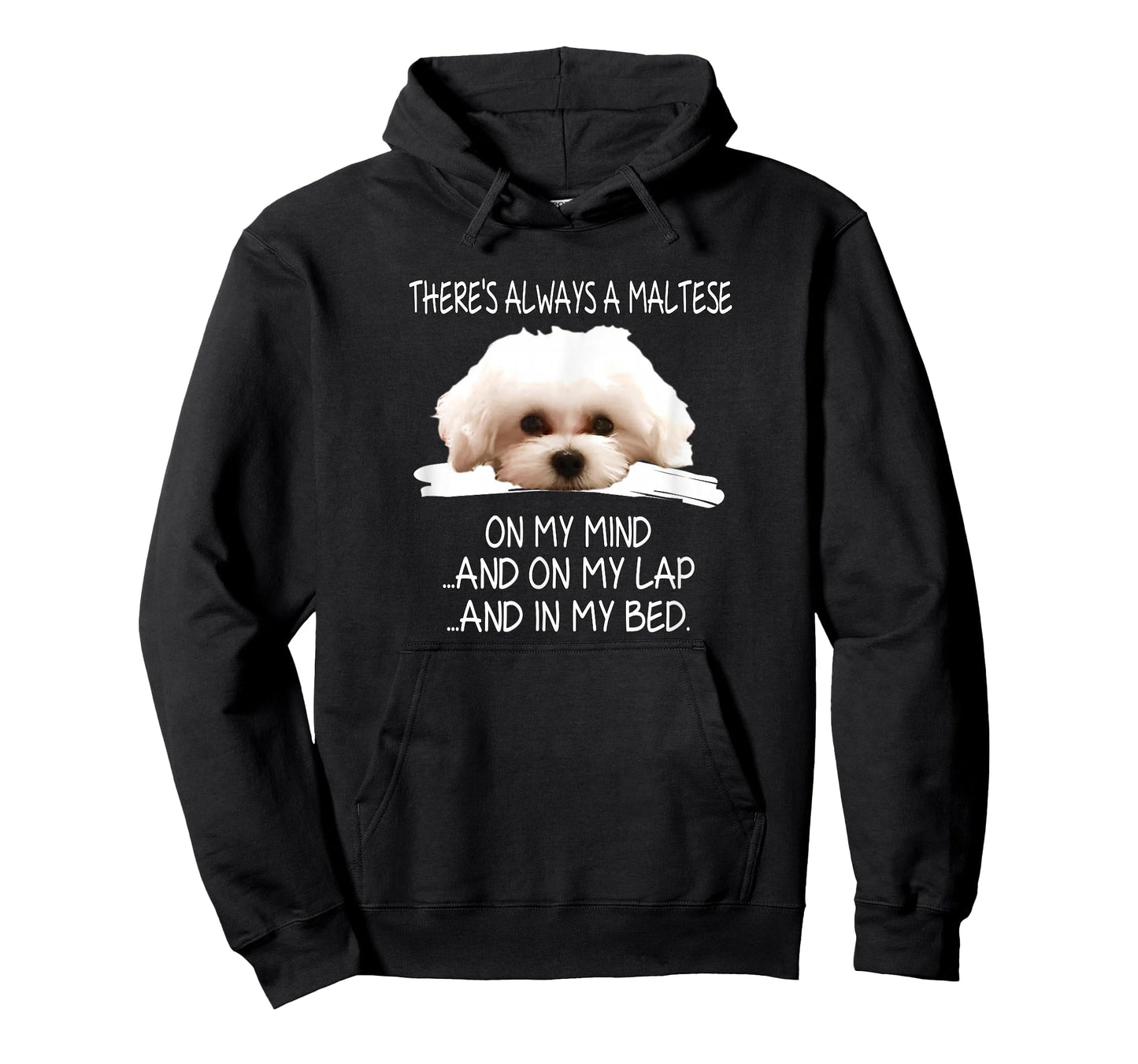 Maltese Dog is a Funny Puppy on My Mind T-Shirt