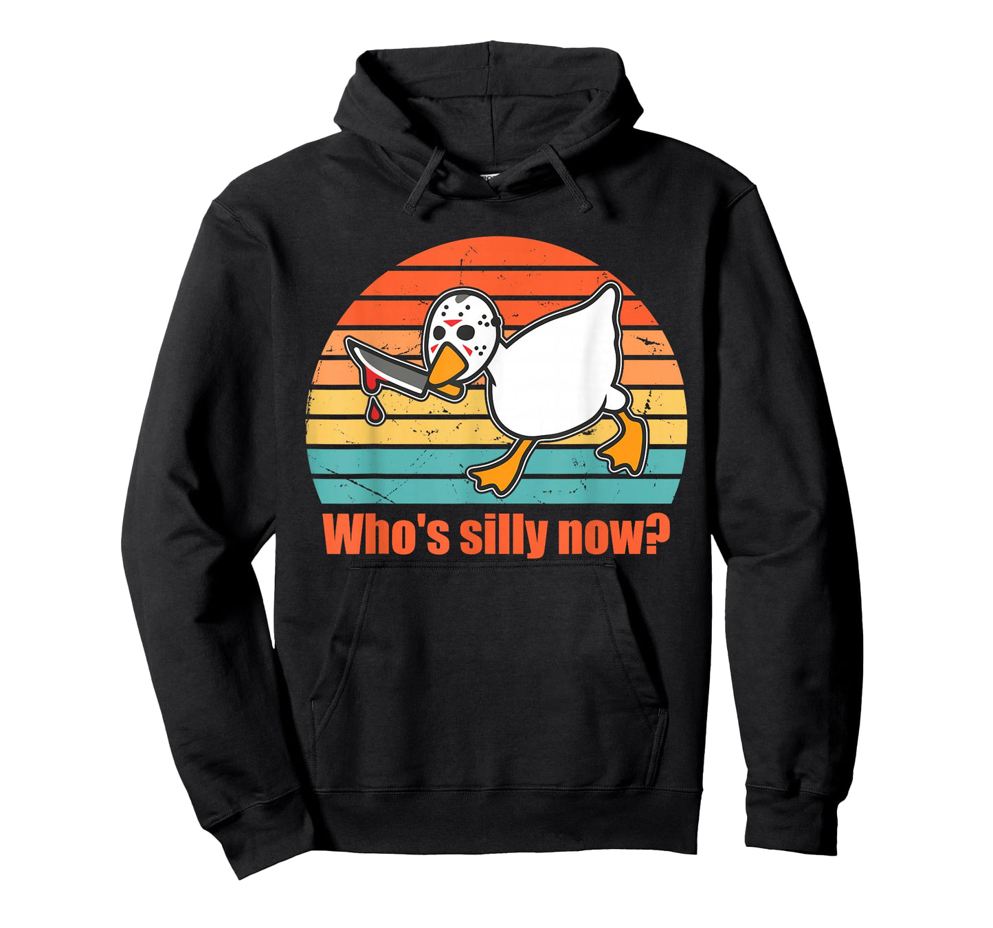 Who's Silly Now? Funny Goose Design T-Shirt