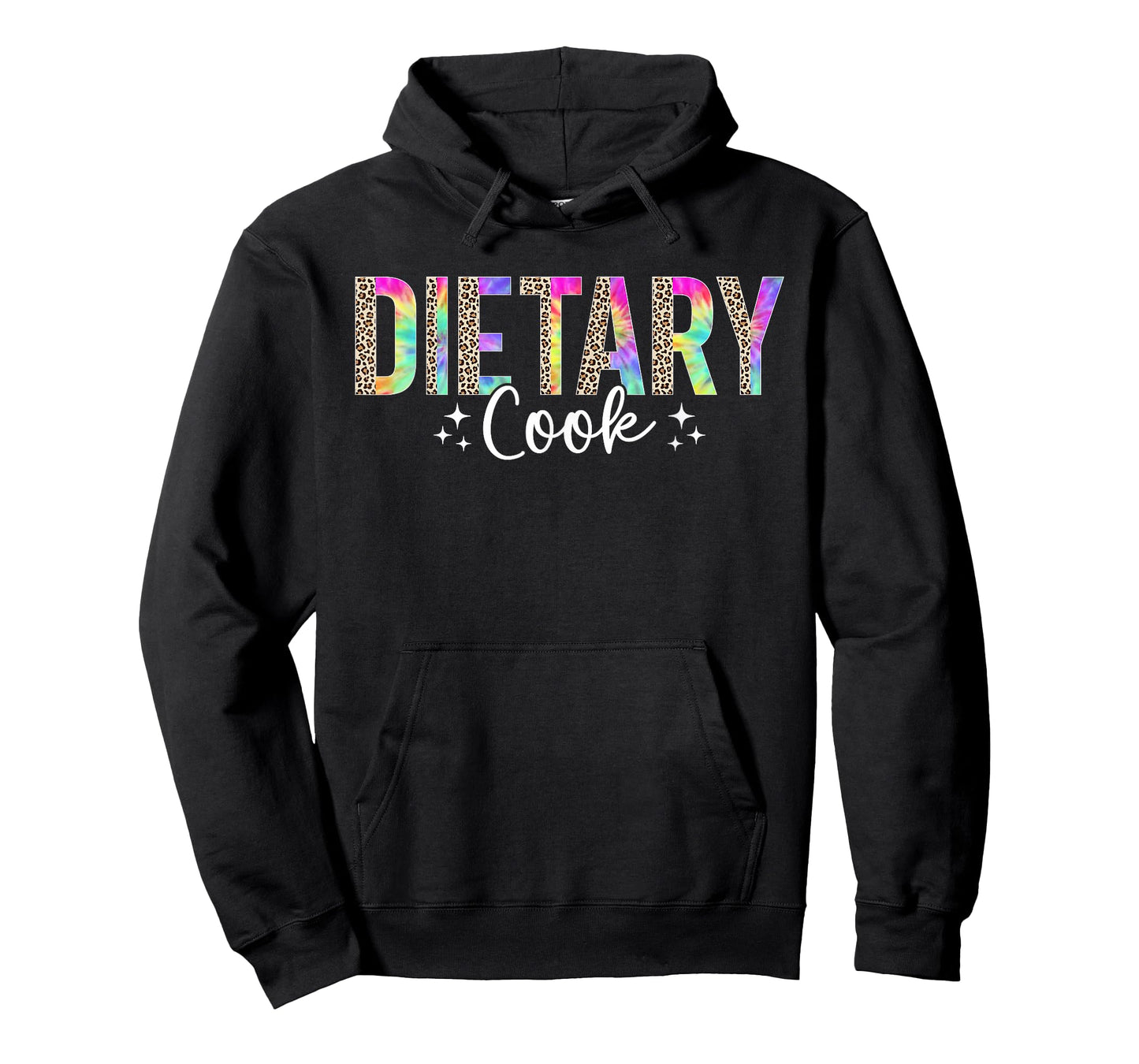 Dietary Cook Leopard Tie Dye Appreciation Week Healthcare T-Shirt