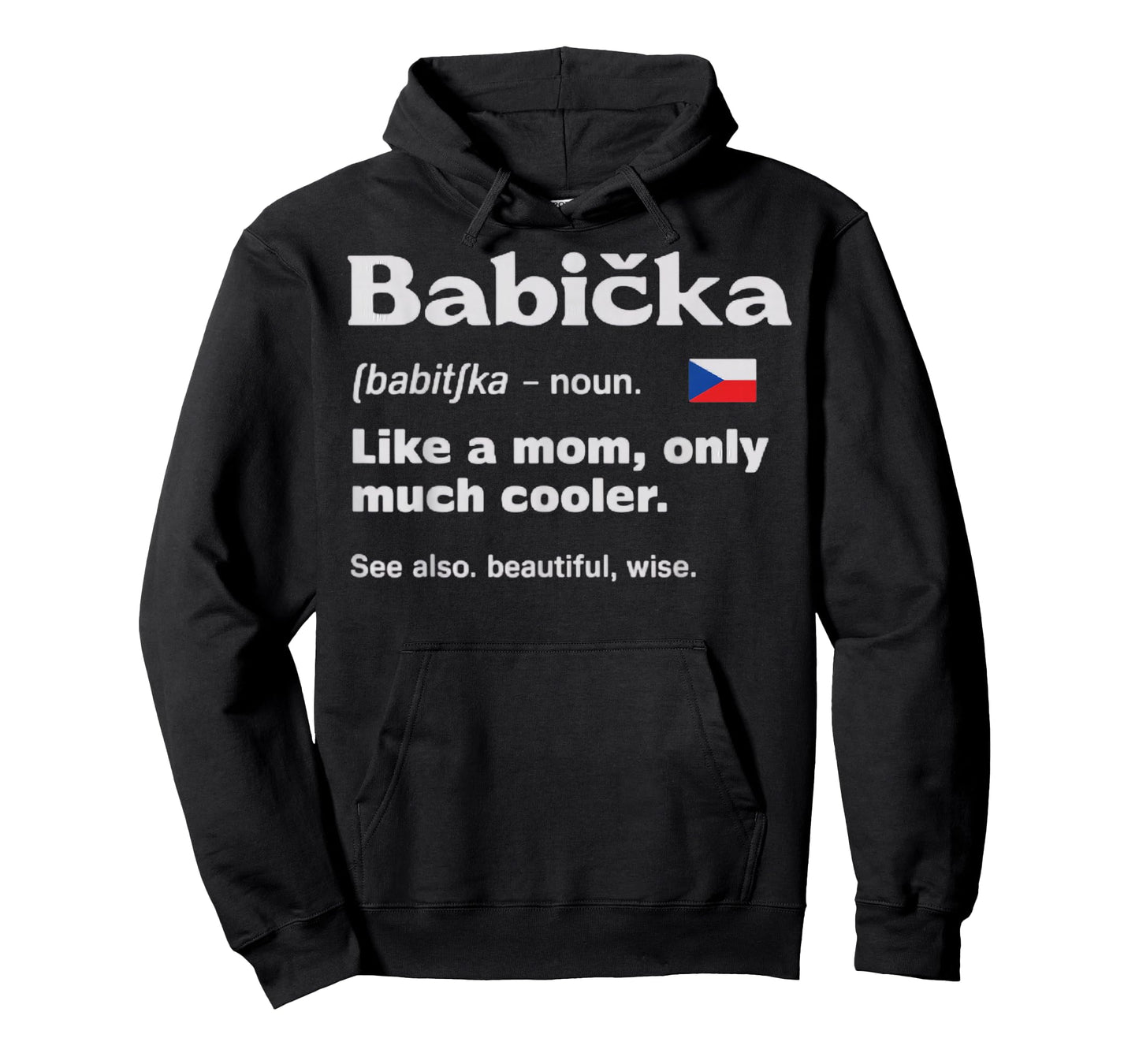 Babicka Czech Republic Flag Czech Roots Europe Czech Mom T-Shirt
