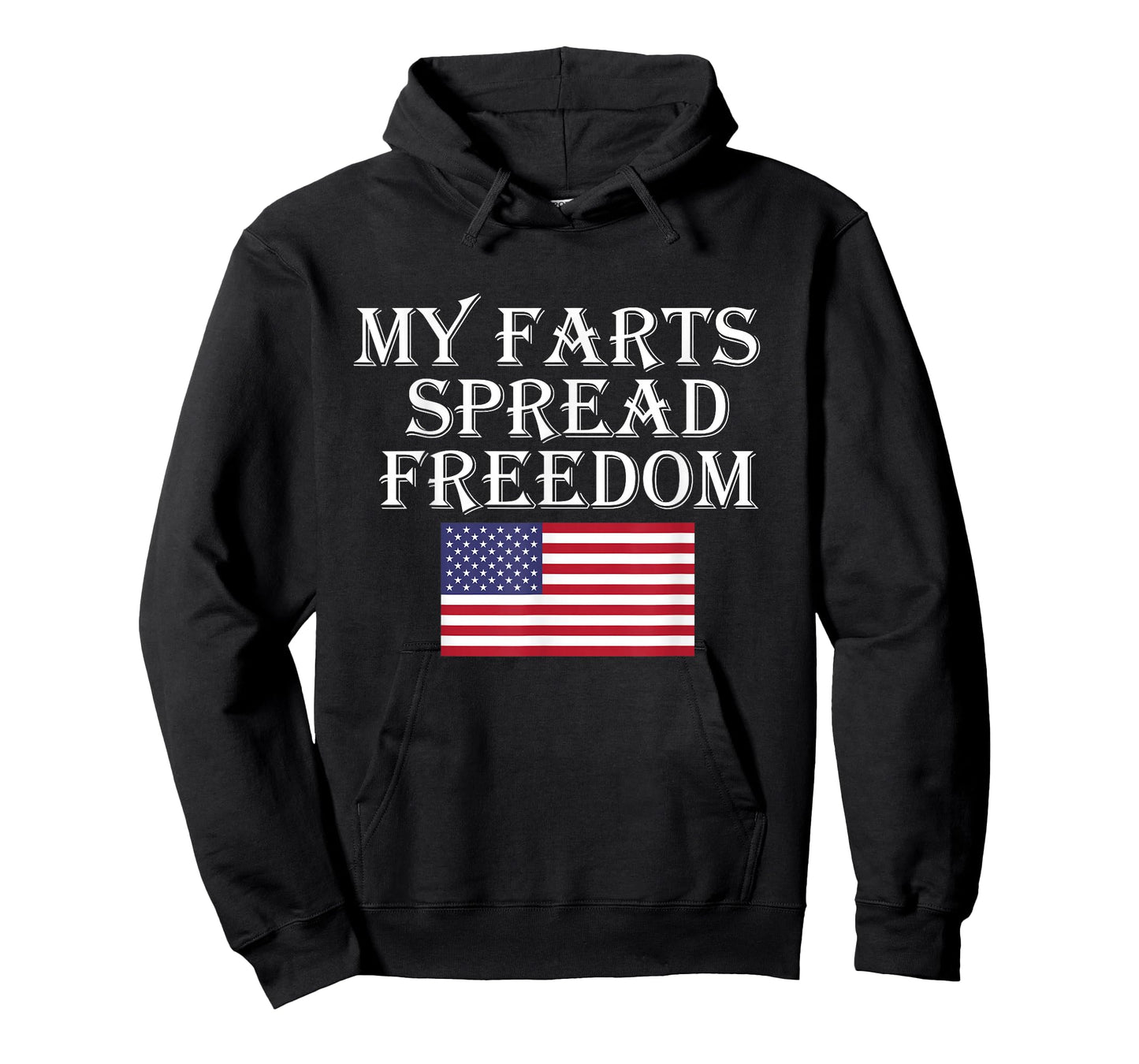 My Farts Spread Freedom Redneck Country Joke USA Flag Humor T-Shirt