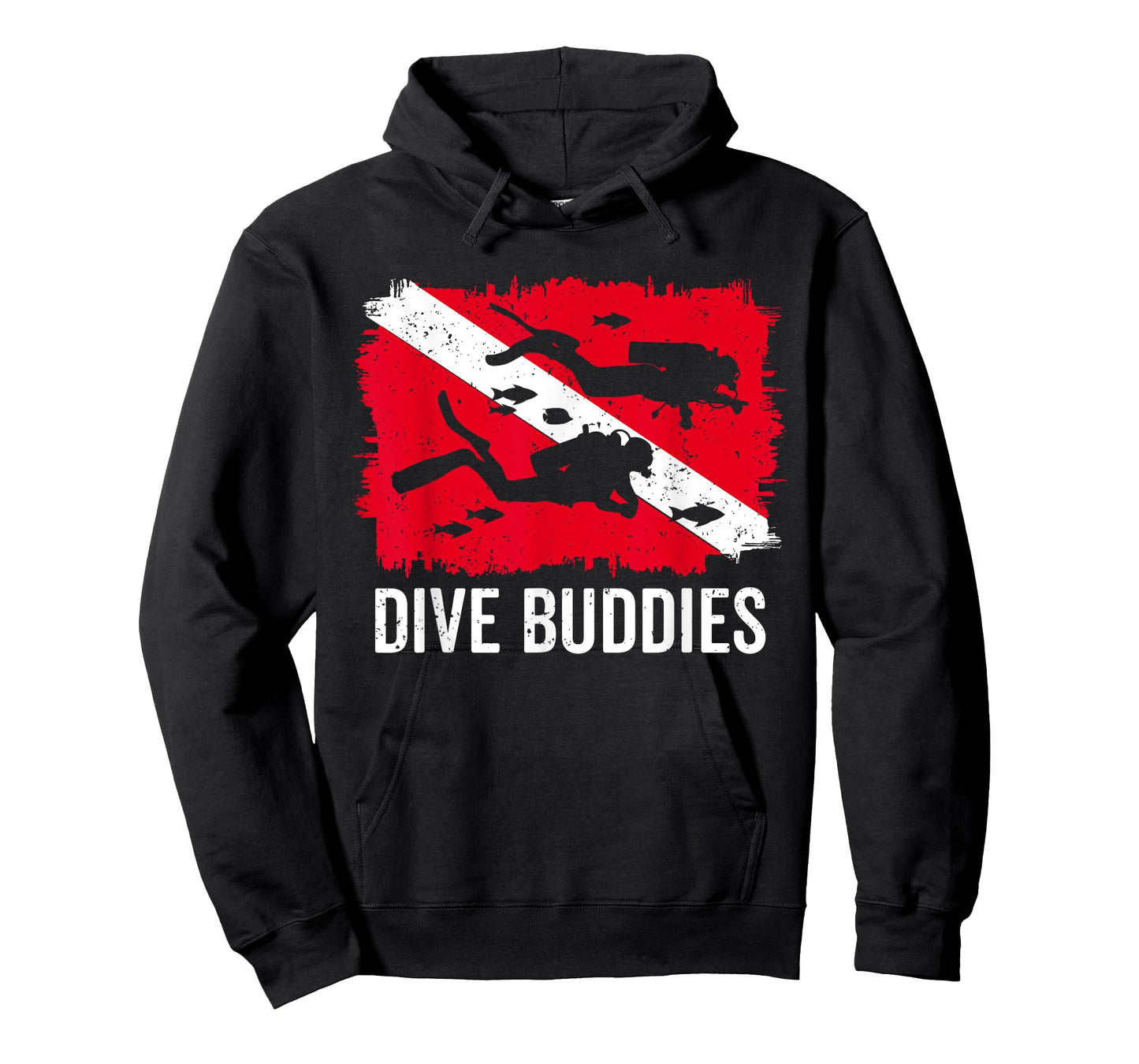 Scuba Diving Flag Shirts Men Women Dive Buddy Vintage Diving T-Shirt