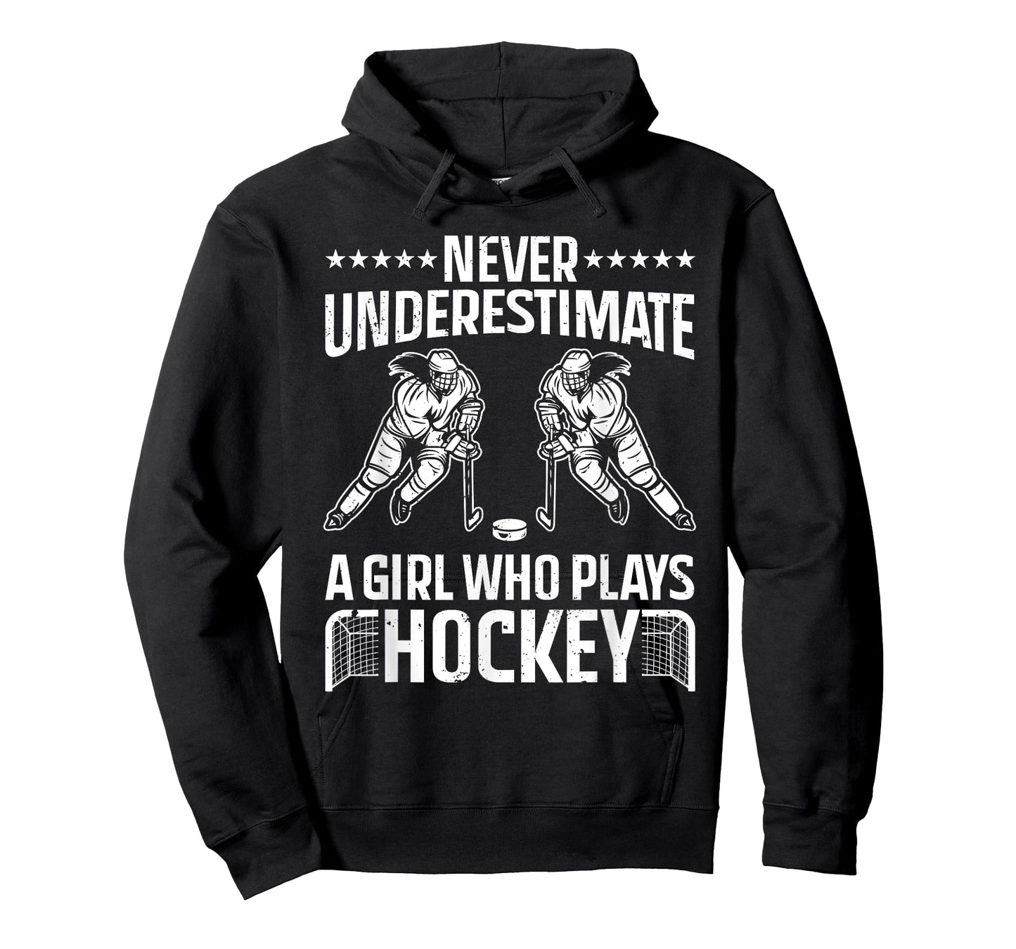 Funny Hockey Art For Girls Women Field Hockey Player Sport T-Shirt
