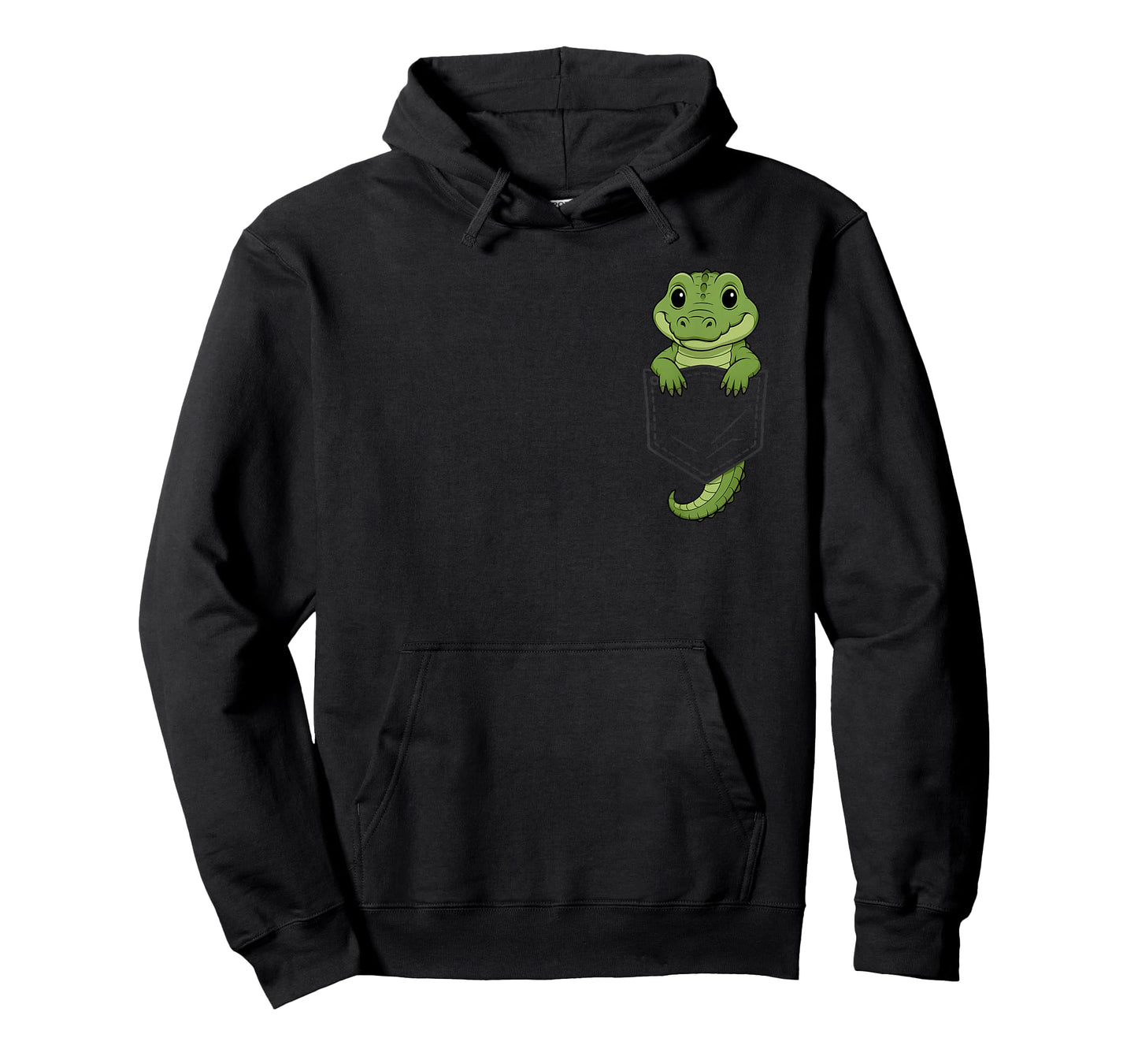 Funny Florida Alligator Peeking in Pocket Crocodile Animal T-Shirt