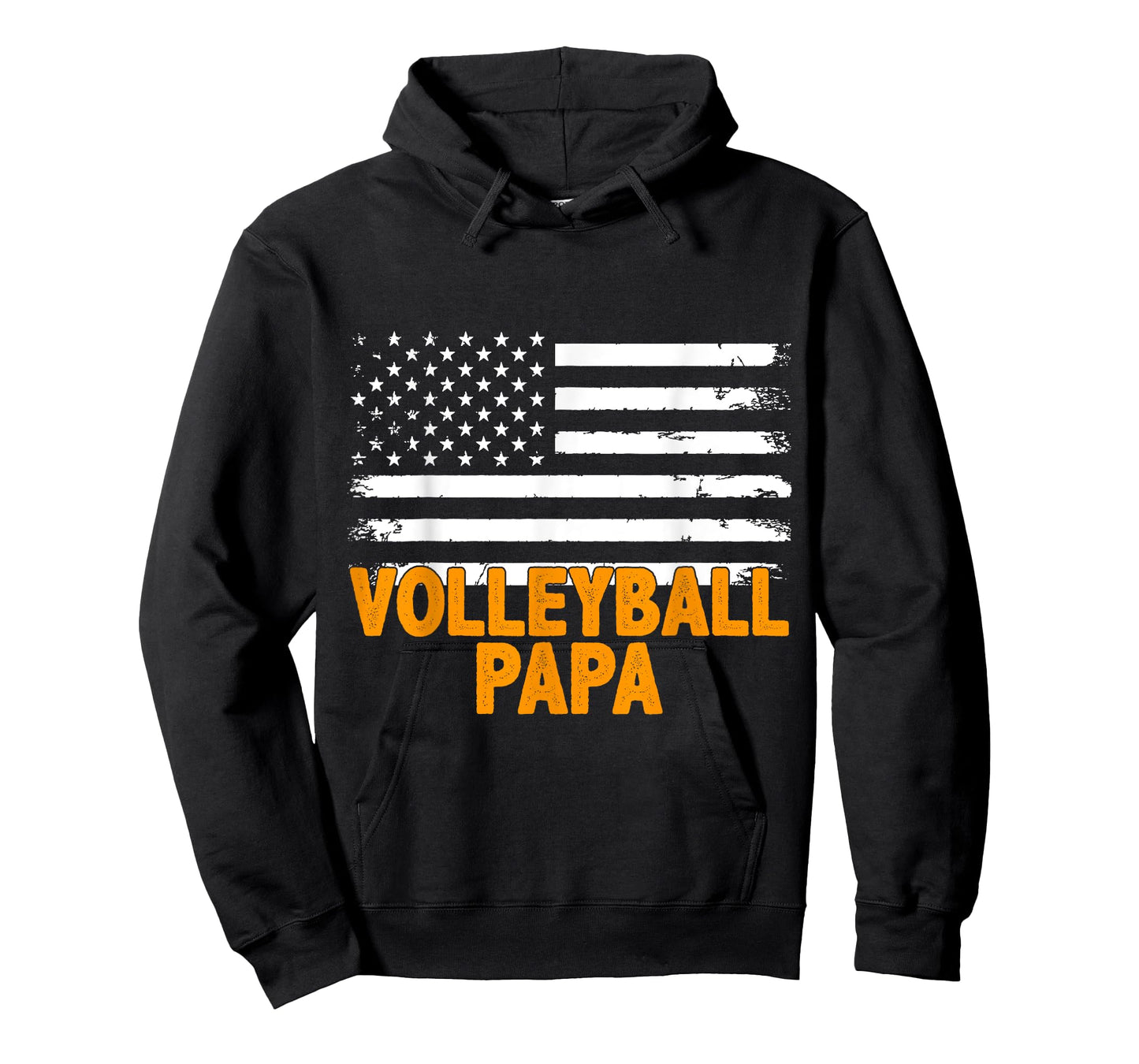 Proud American Volleyball Papa Sports Dad T-Shirt