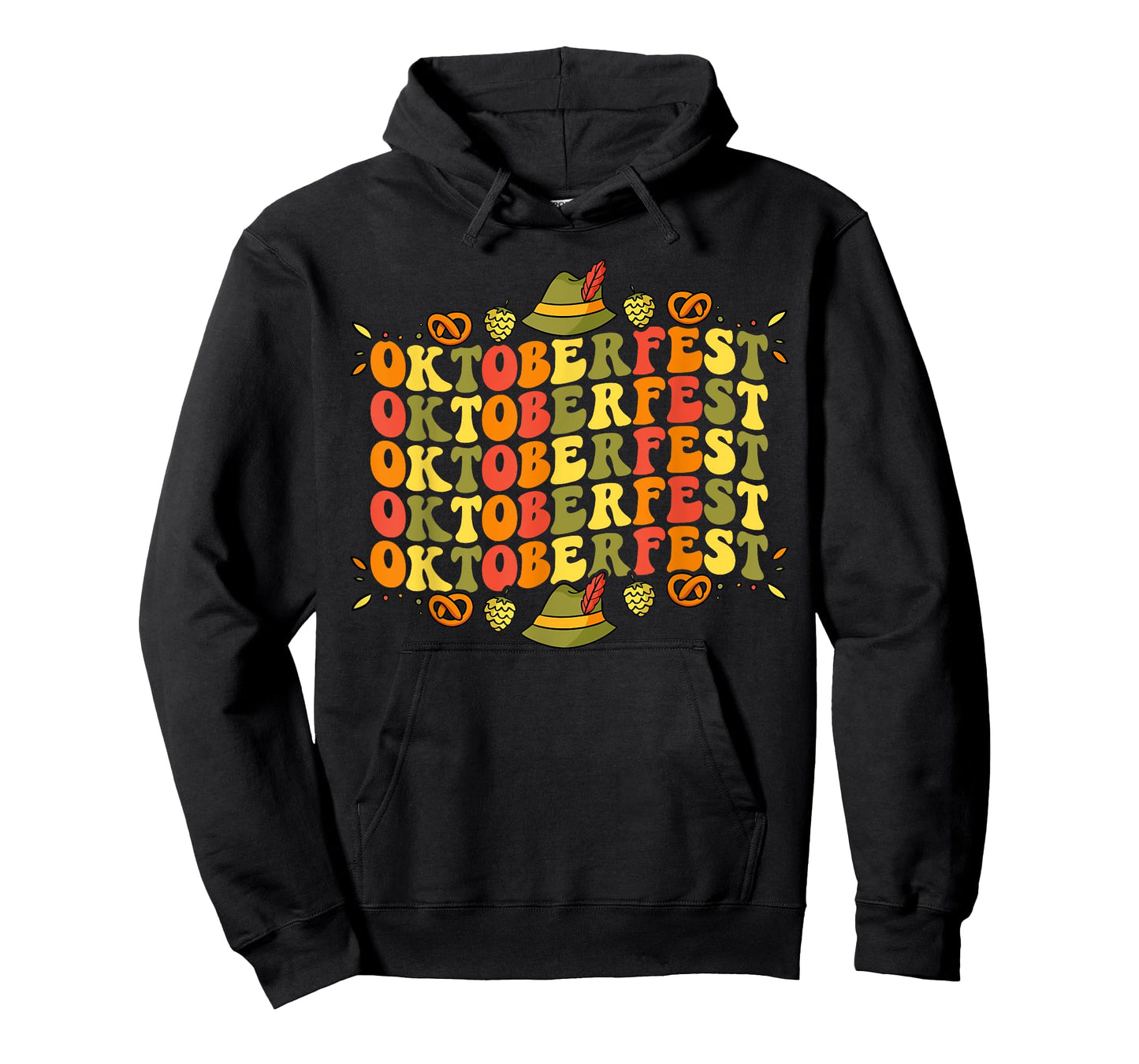 Oktoberfest Retro Groovy German Things Bavarian Festival T-Shirt