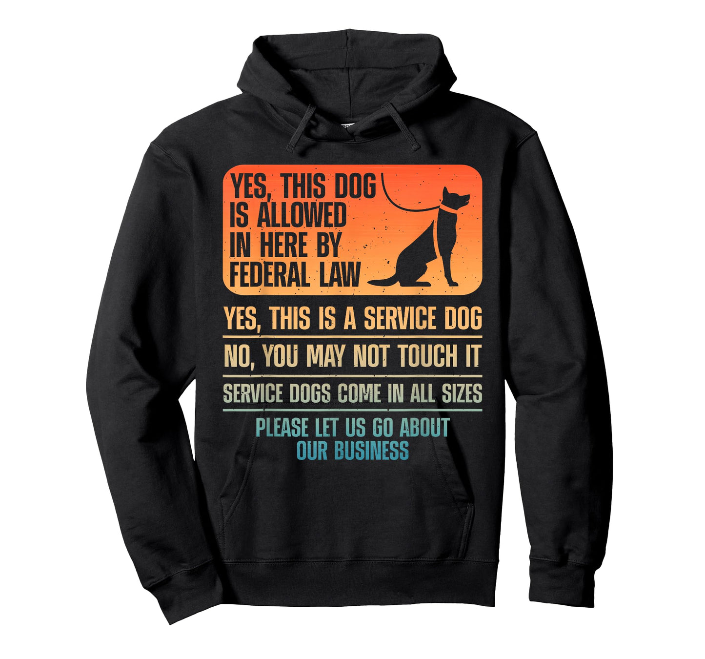 Service Dog Design For Men Women Assistance Dog Service Dog T-Shirt