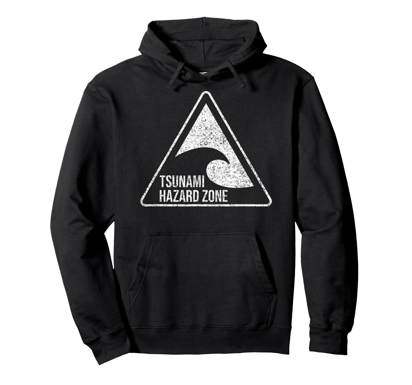 TSUNAMI Hazard Zone Warning Sign T-Shirt