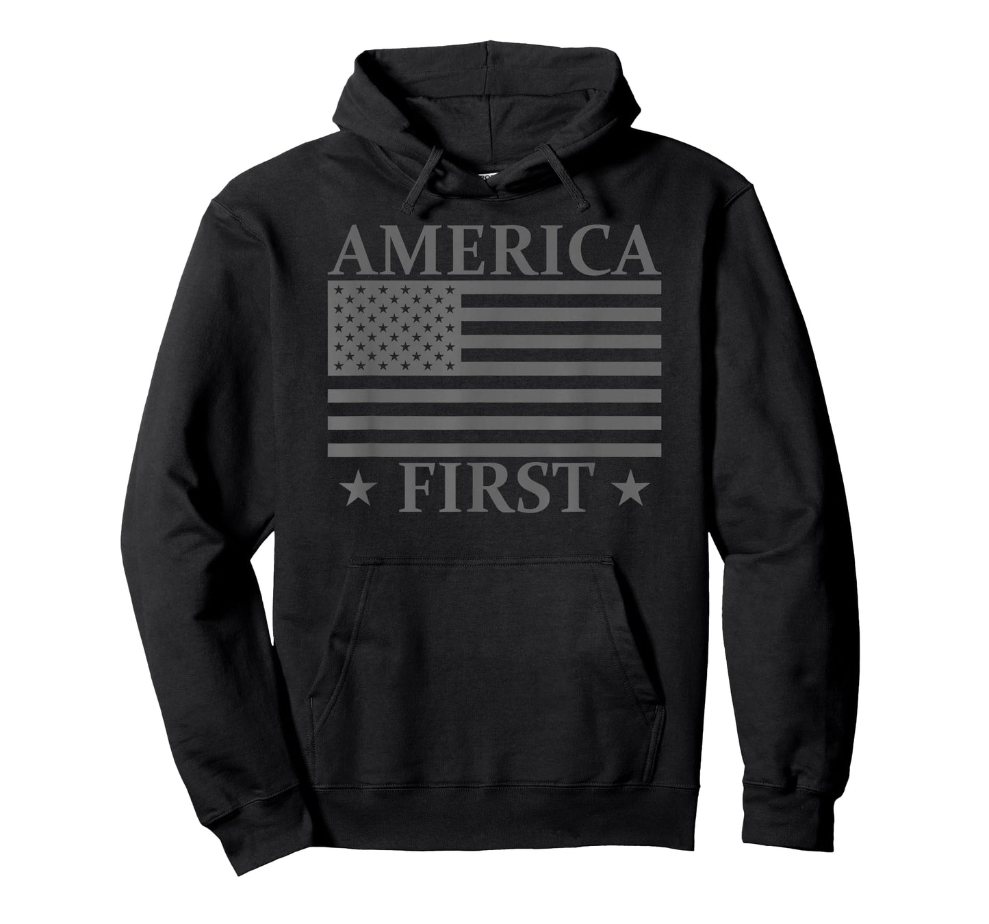 AMERICA FIRST USA AMERICAN FLAG PATRIOT STARS AND STRIPES T-Shirt