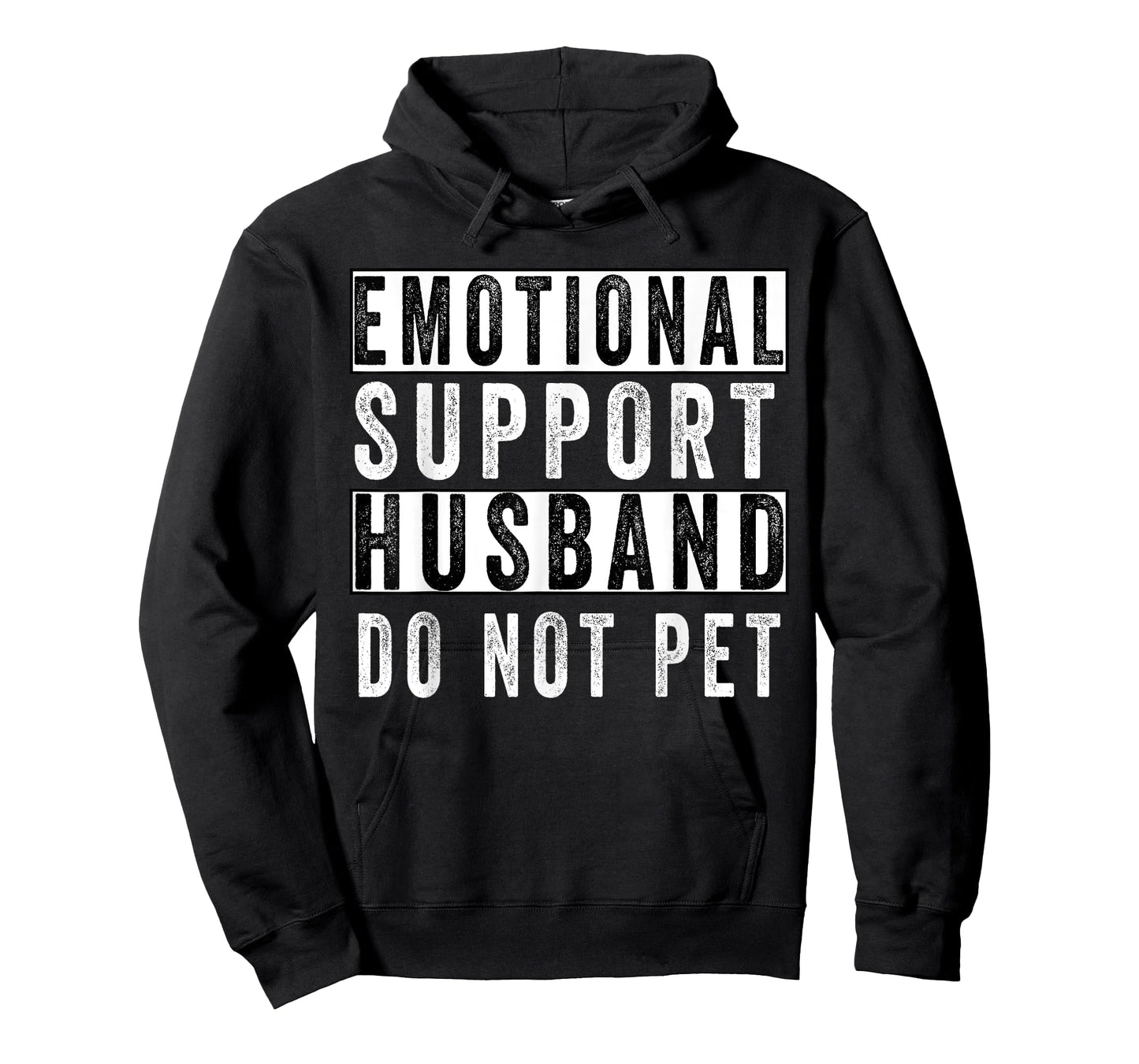 Funny Do Not Pet Emotional Support Husband T-Shirt
