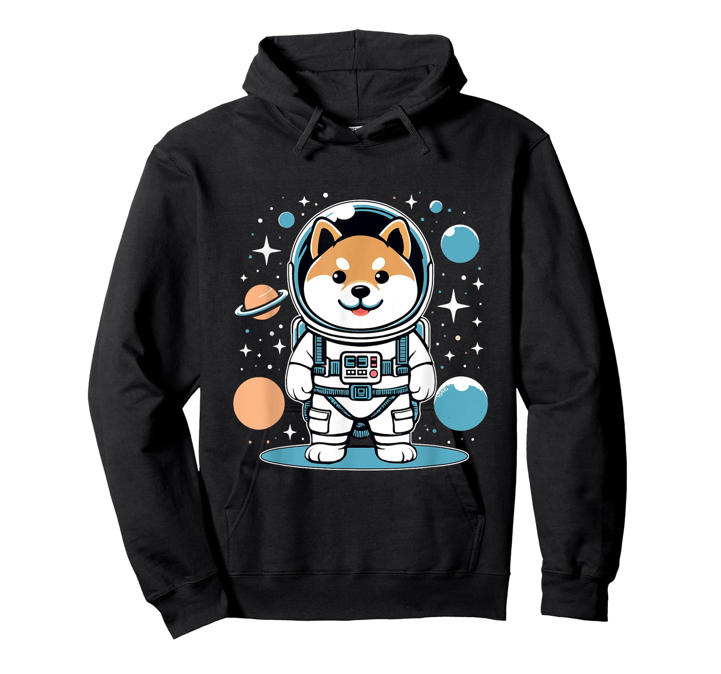 Shiba Inu Astronaut Costume Shirt Outer Space Galaxy Dog T-Shirt