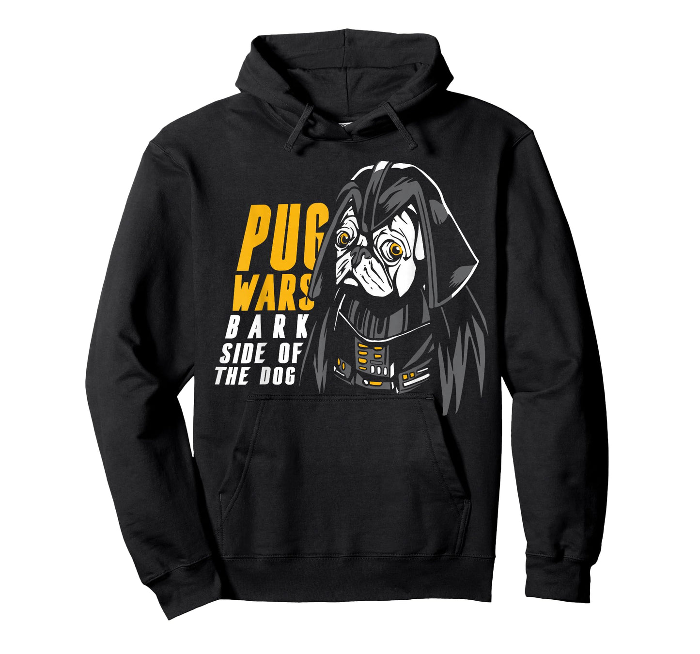 Funny Pug Wars Bark Side of the Dog Movie Pun Dog Lover T-Shirt