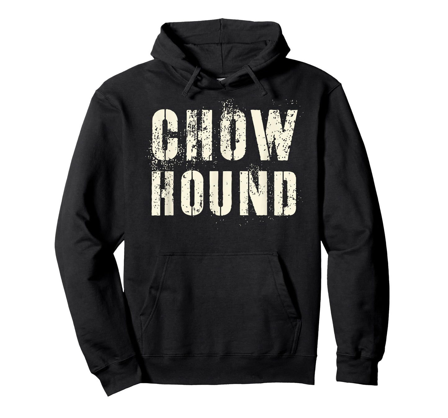 Sarcastic CHOW HOUND Proud Veterans Military I Love My I Eat T-Shirt