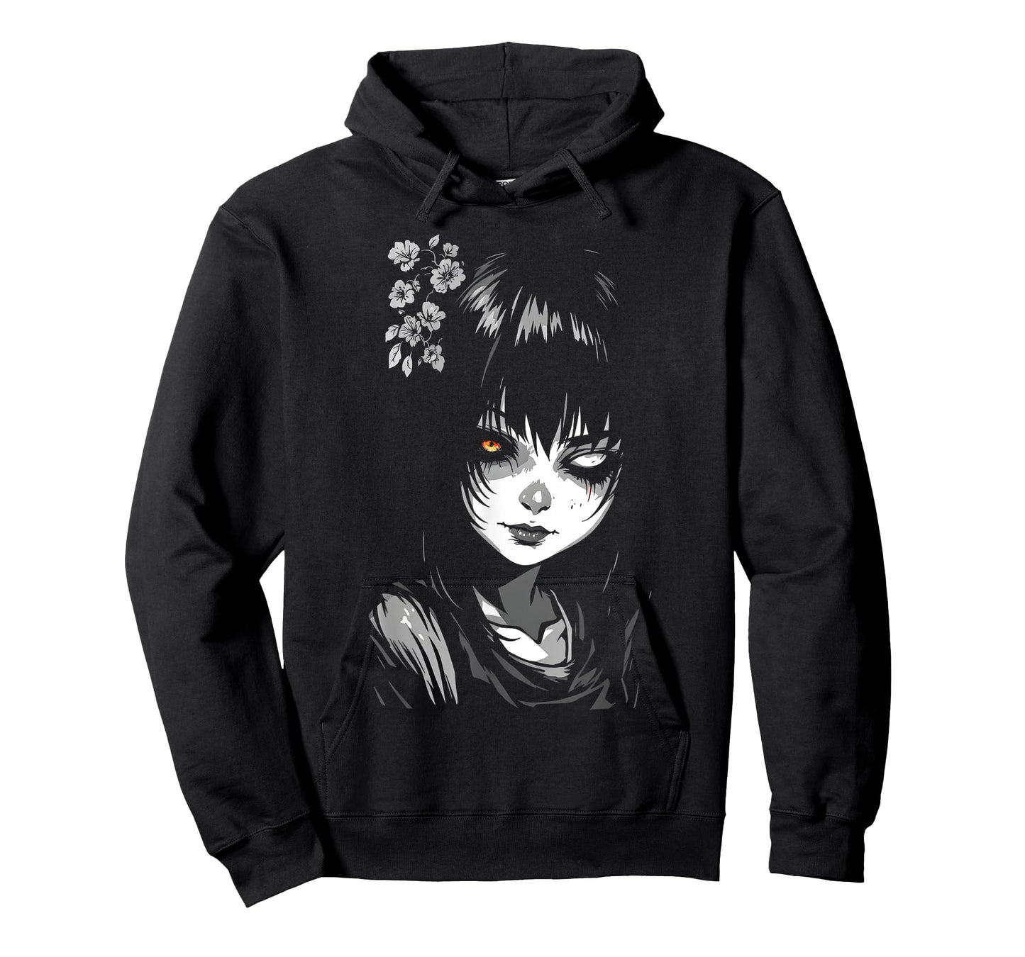 Horror Anime Manga Tee I Gothic Outfit I Japanese Chibi Girl T-Shirt