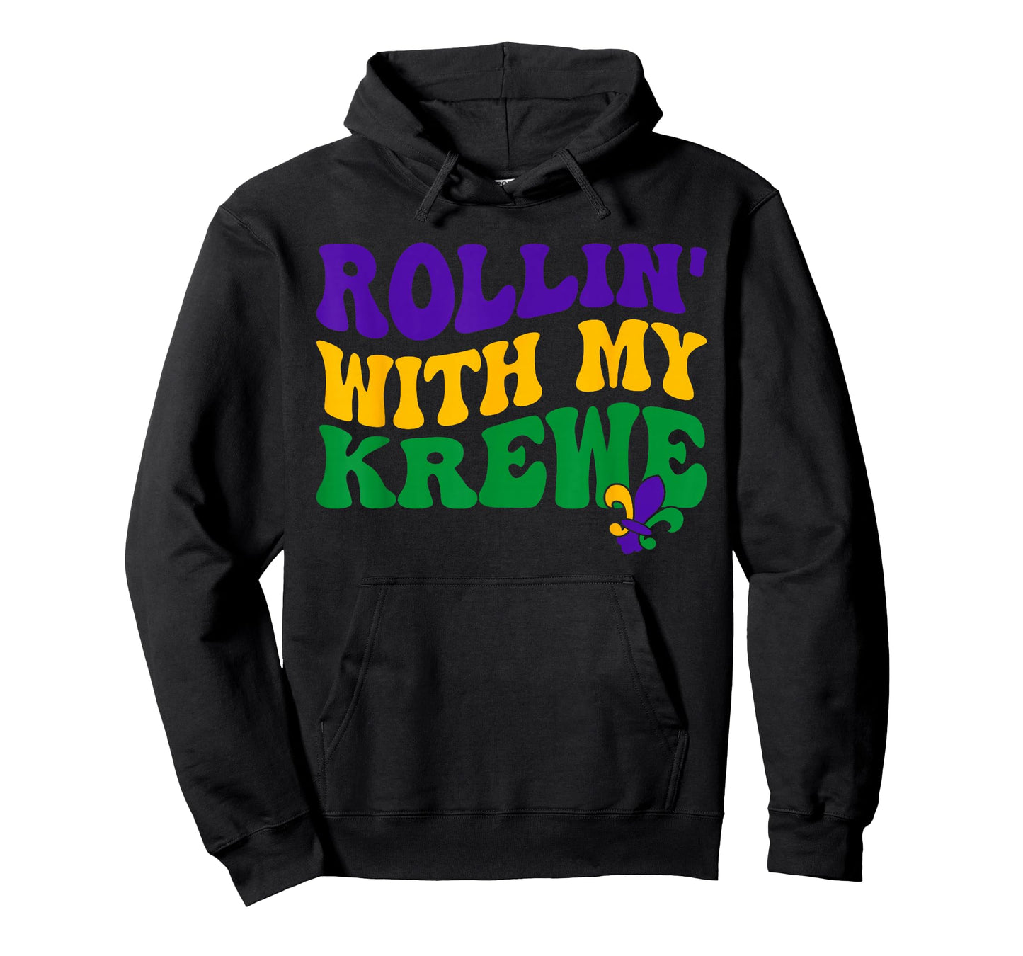 Rollin' With My Krewee Mardi Gras Carnival Parade Festival T-Shirt