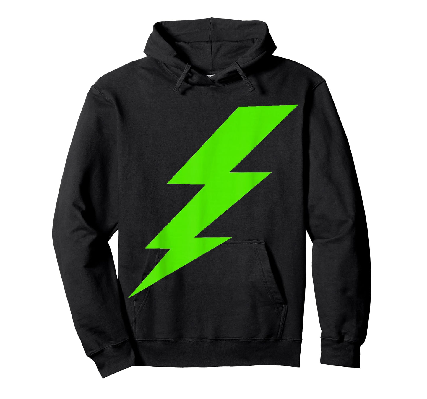 Lightning Bolt Bright Green Silhouette T-Shirt