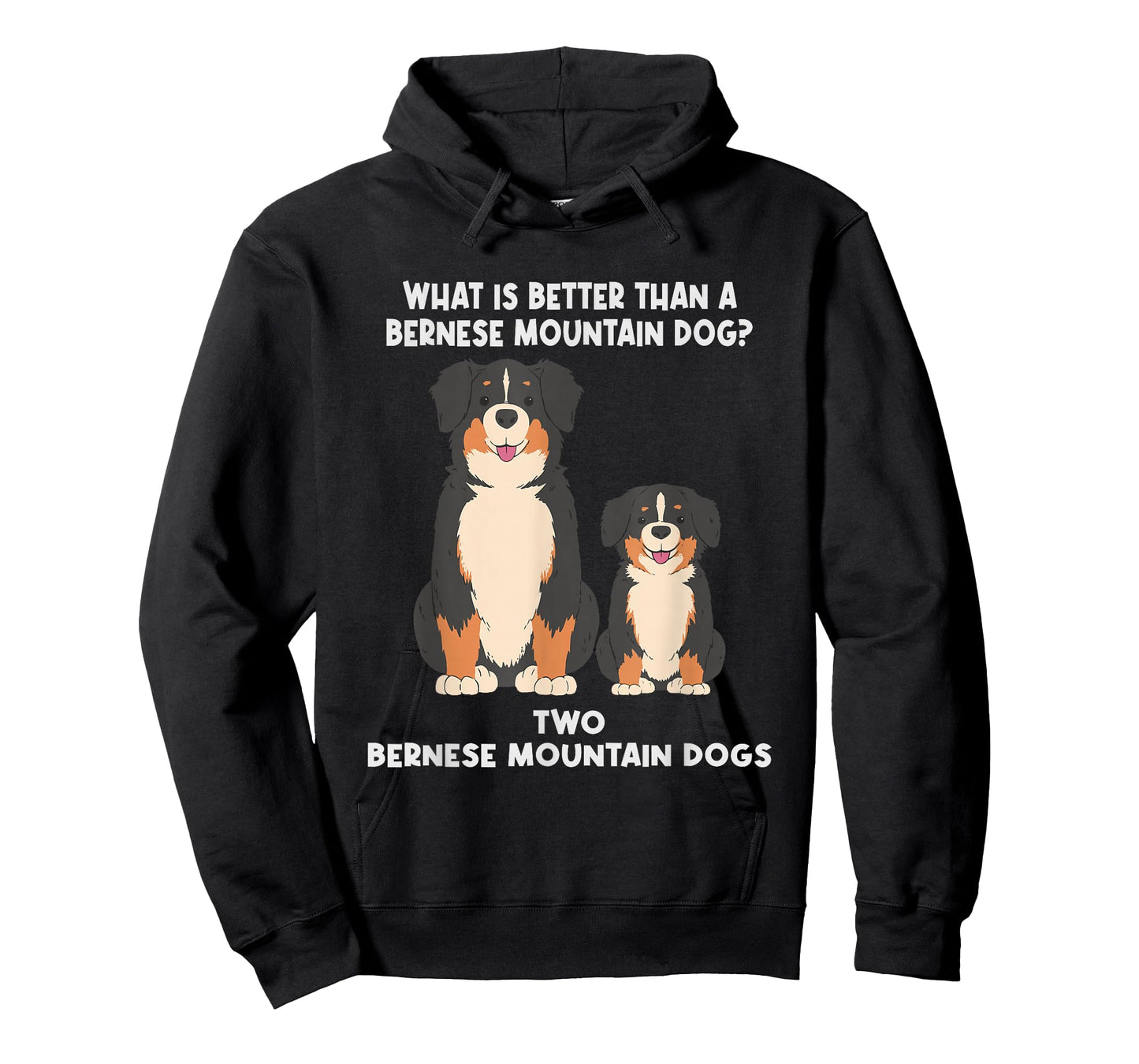 What is Better Than A Bernese - Two Bernese Mountain Dog T-Shirt Small