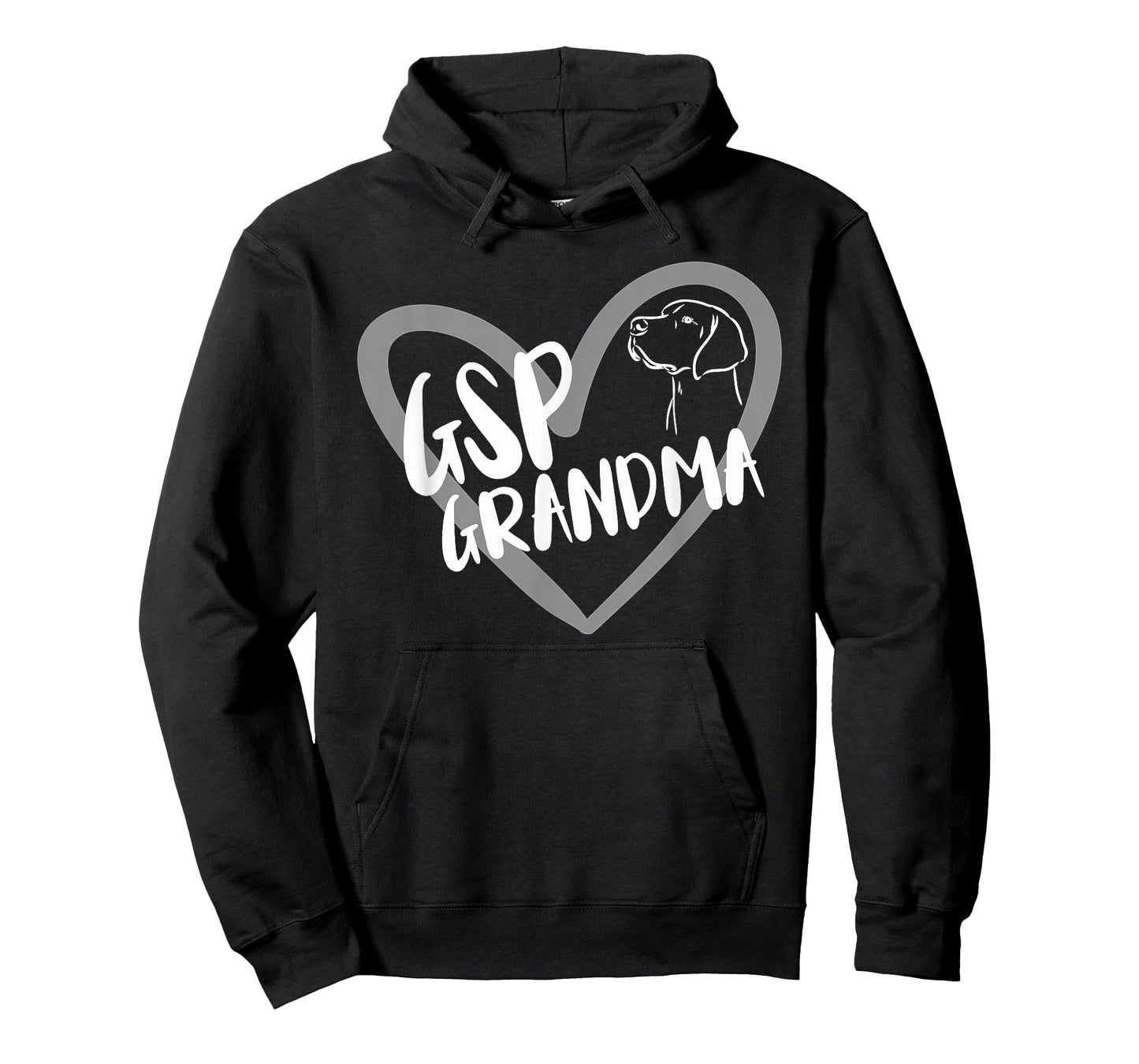 GSP Grandma Heart German Shorthaired Pointer Dog Lover T-Shirt