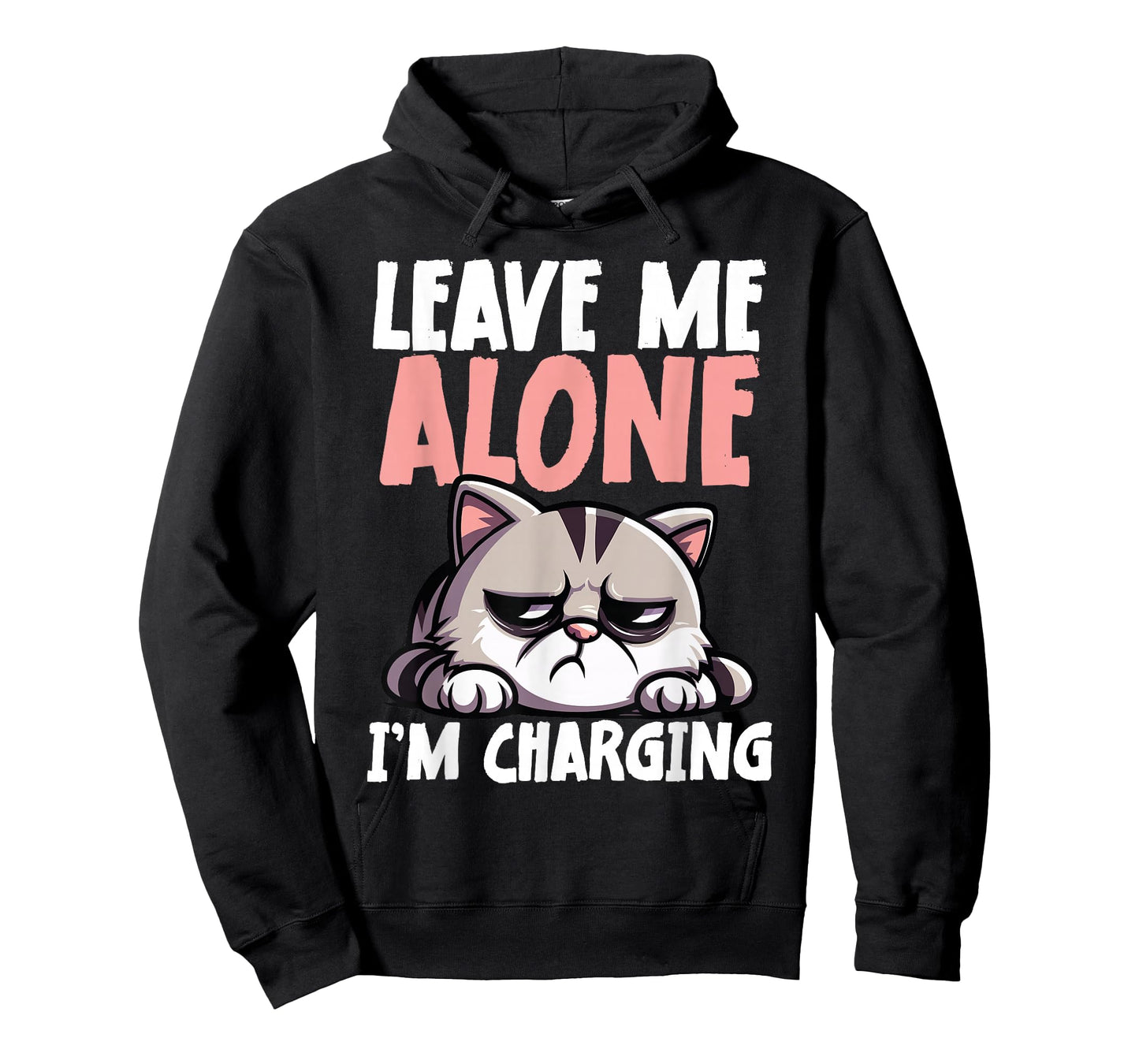 Leave Me Alone I’m Charging Funny Cat T-Shirt