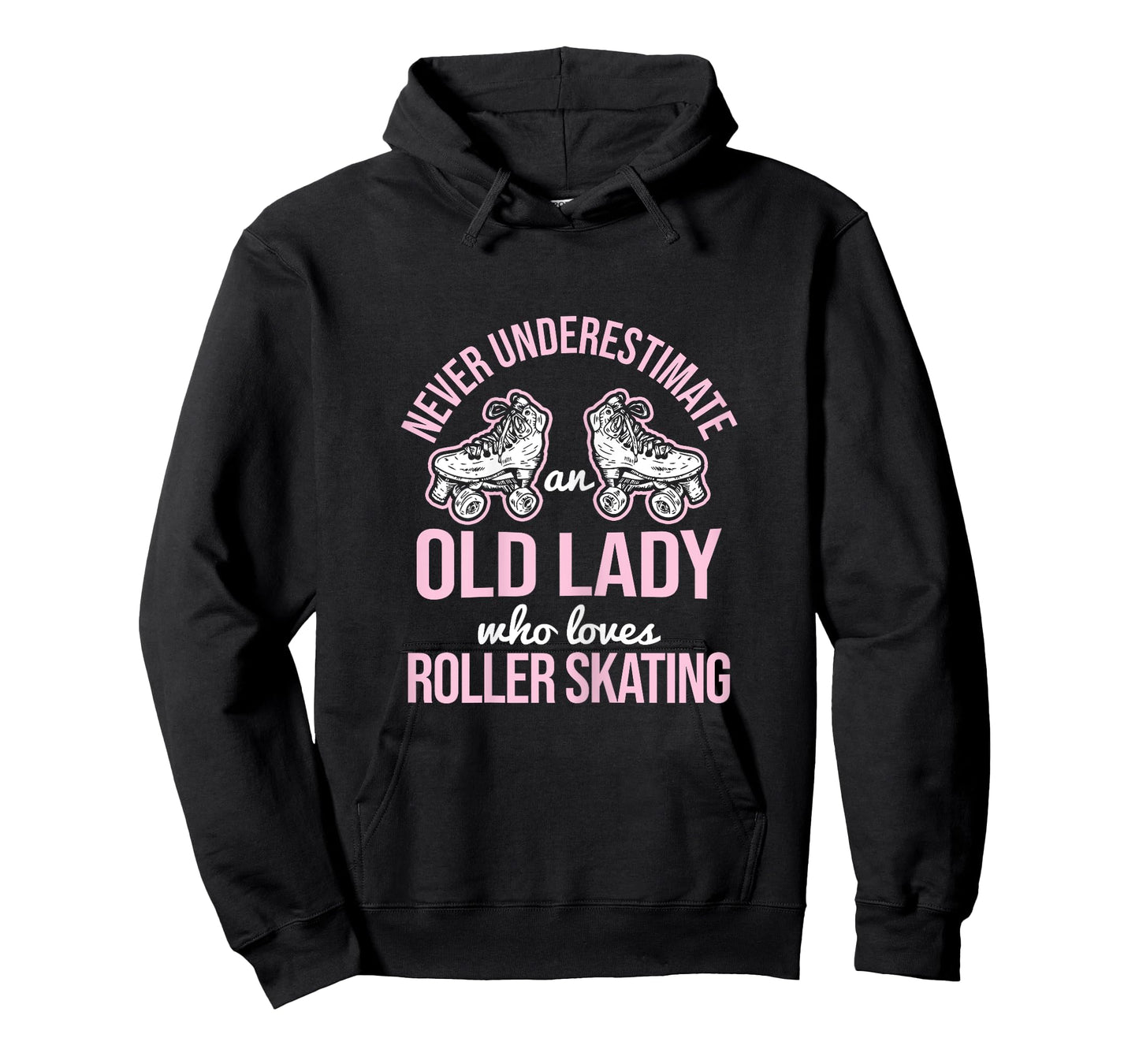 Old Lady Loves Roller Derby Roller Skating Roller Skate T-Shirt